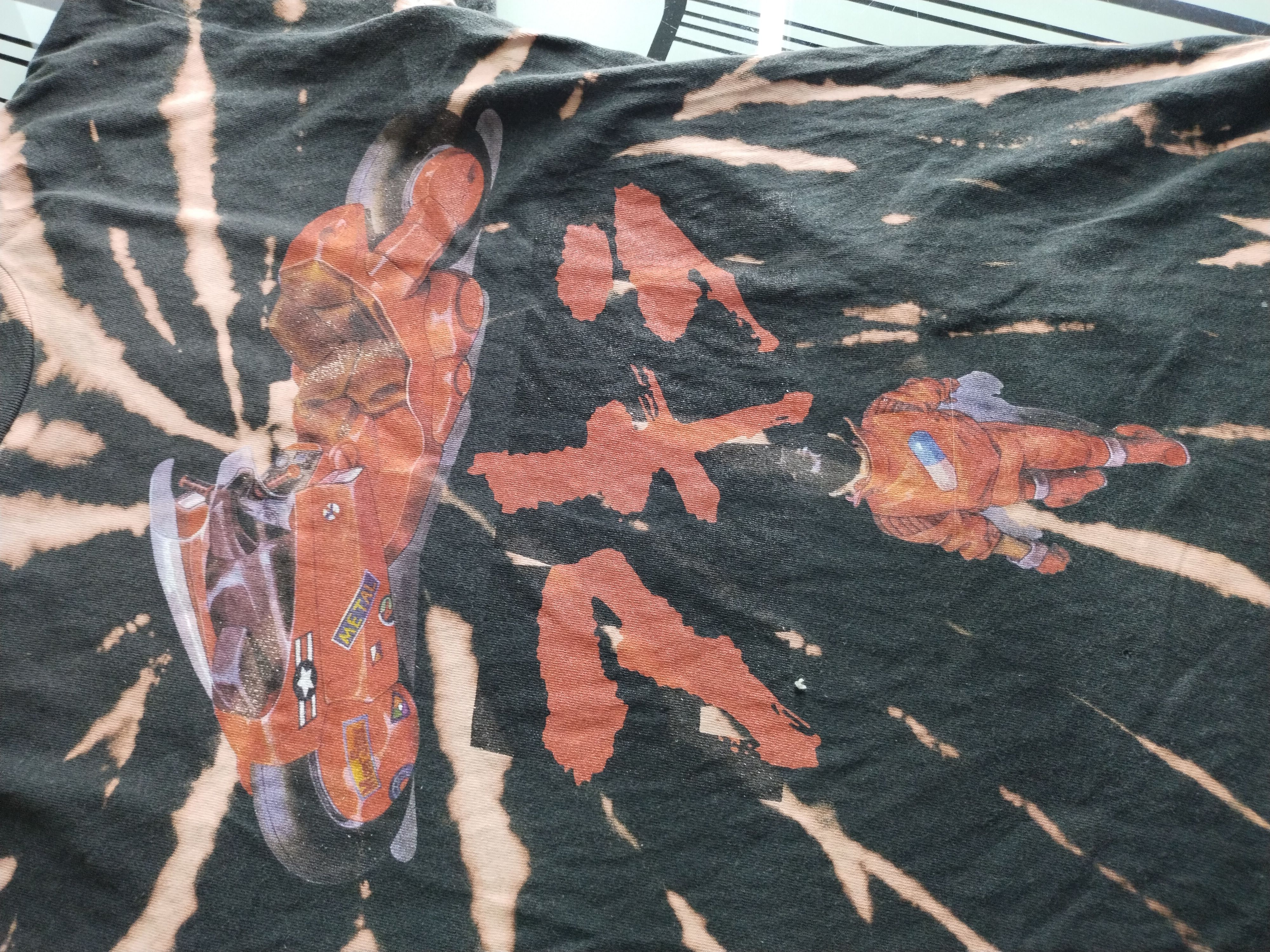 Japanese Brand × Vintage Vtg Akira Tie Die Bootleg Tee Size US M / EU 48-50 / 2 - 3 Thumbnail