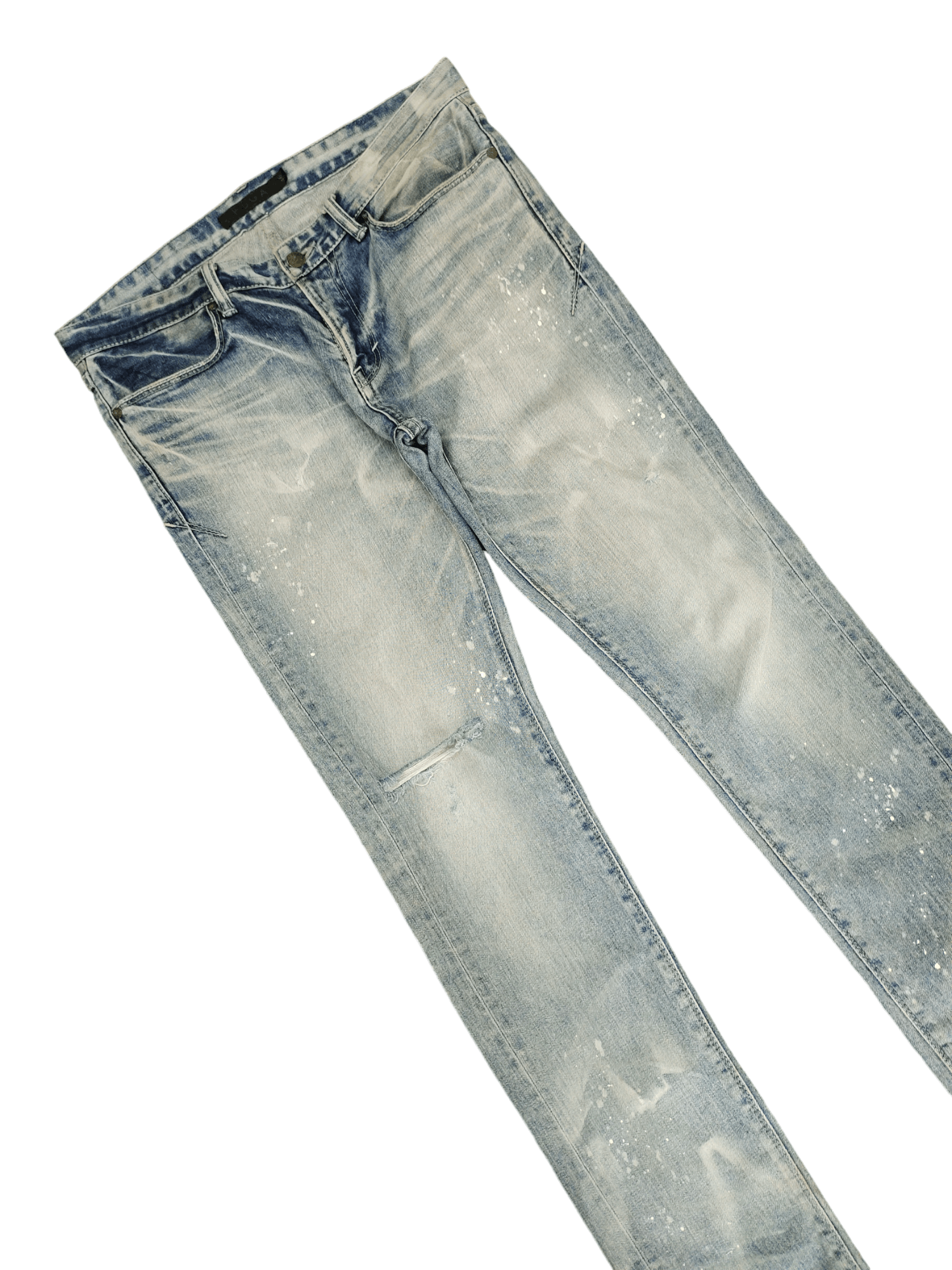 GOSTAR DE FUGA Fuga Japan Distress Faded Denim Jeans Y2k Streetwear Size US 32 / EU 48 - 6 Thumbnail