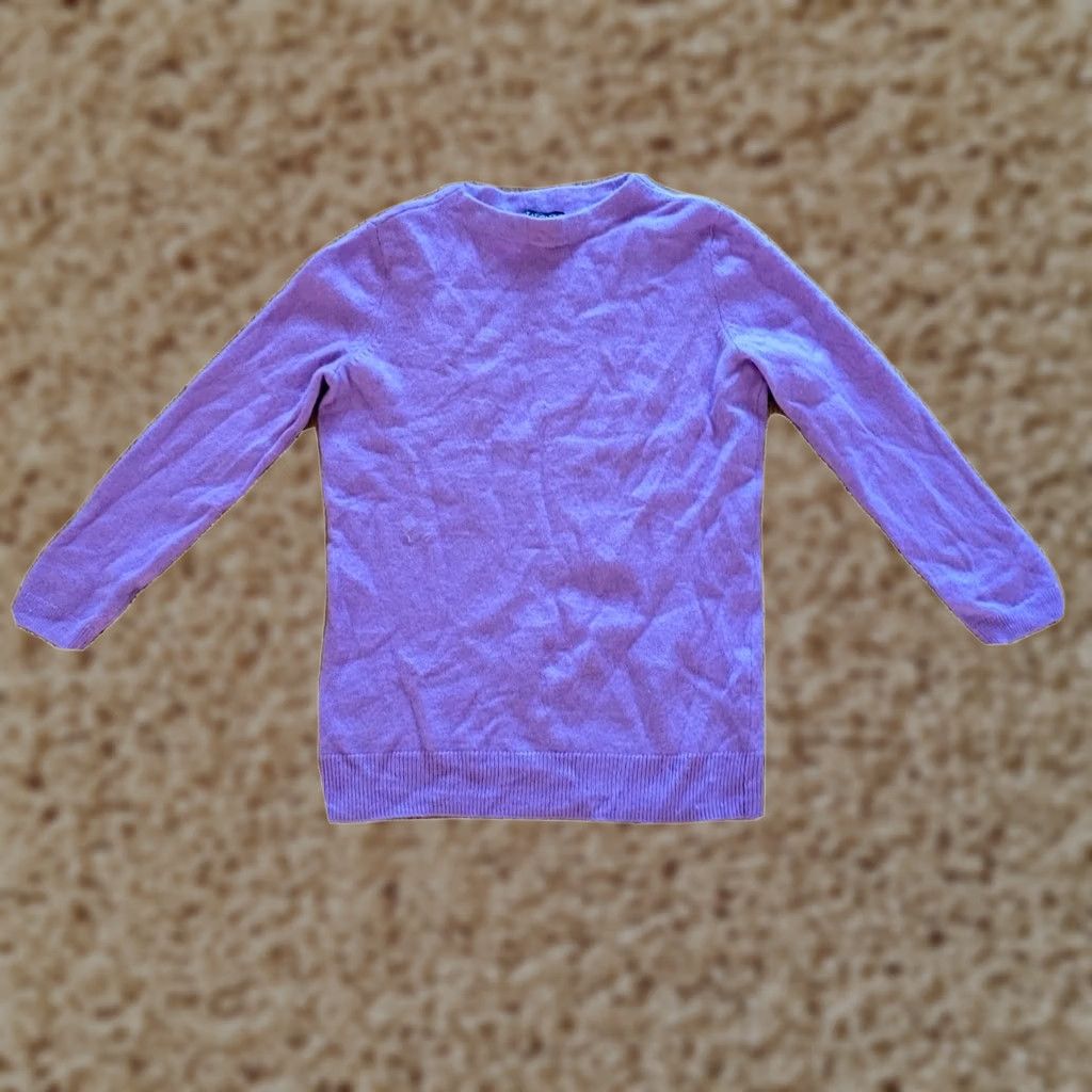 Talbots Talbots Shirt Womens XS Purple Sweater Top Women Cashmere High Neck Basic Casual Office Size XS / US 0-2 / IT 36-38 - 1 Thumbnail