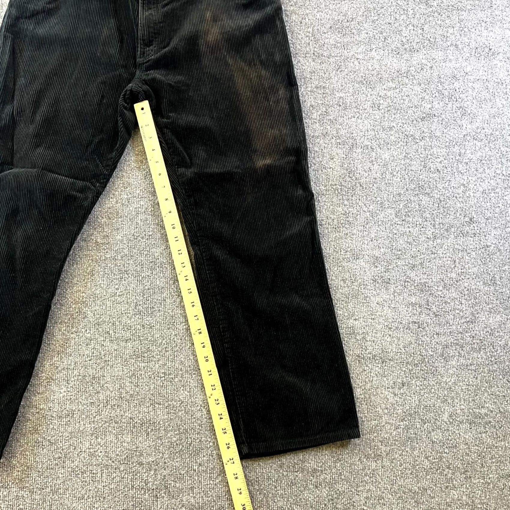 Polo Ralph Lauren Polo Ralph Lauren Pants Mens Black Corduroy Straight Skater Streetwear 38x30 XS? Size US M / EU 48-50 / 2 - 4 Thumbnail