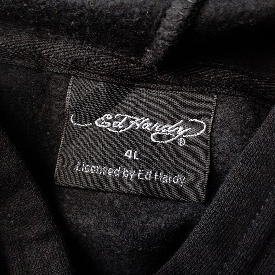 Ed Hardy Ed hardy hoodie skul moto print Size US L / EU 52-54 / 3 - 6 Thumbnail