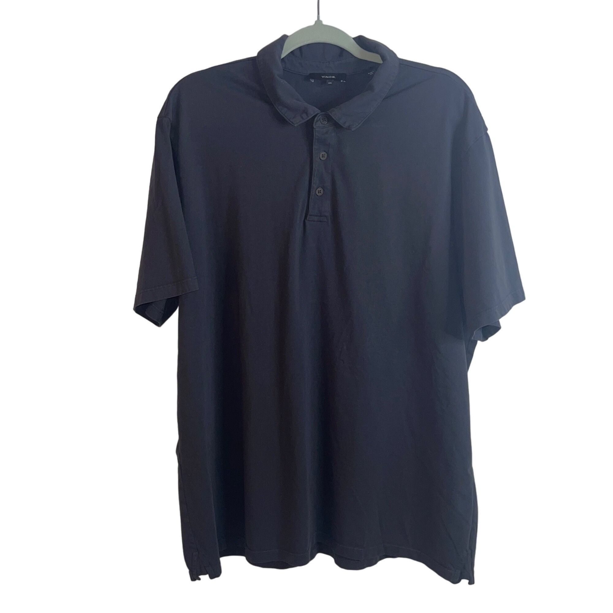 Vince Vince Mens Polo Shirt Size 2XL Gray Garment Dyed Size US XXL / EU 58 / 5 - 1 Thumbnail