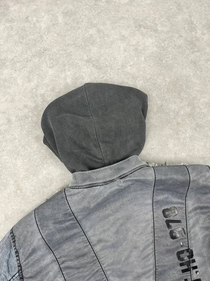 Diesel Diesel Grey Aero Hooded Bomber Jacket Size US S / EU 44-46 / 1 - 7 Thumbnail