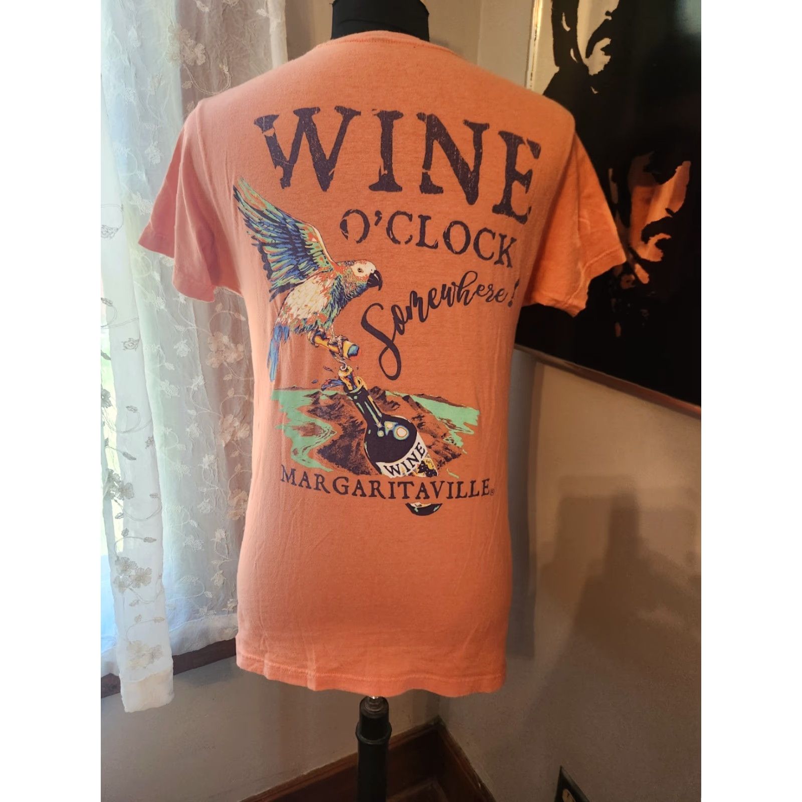 Doublet Margaritaville T-Shirt Orange Double Sided Size Medium Crew Neck Short Sleeve Men Size US M / EU 48-50 / 2 - 3 Thumbnail