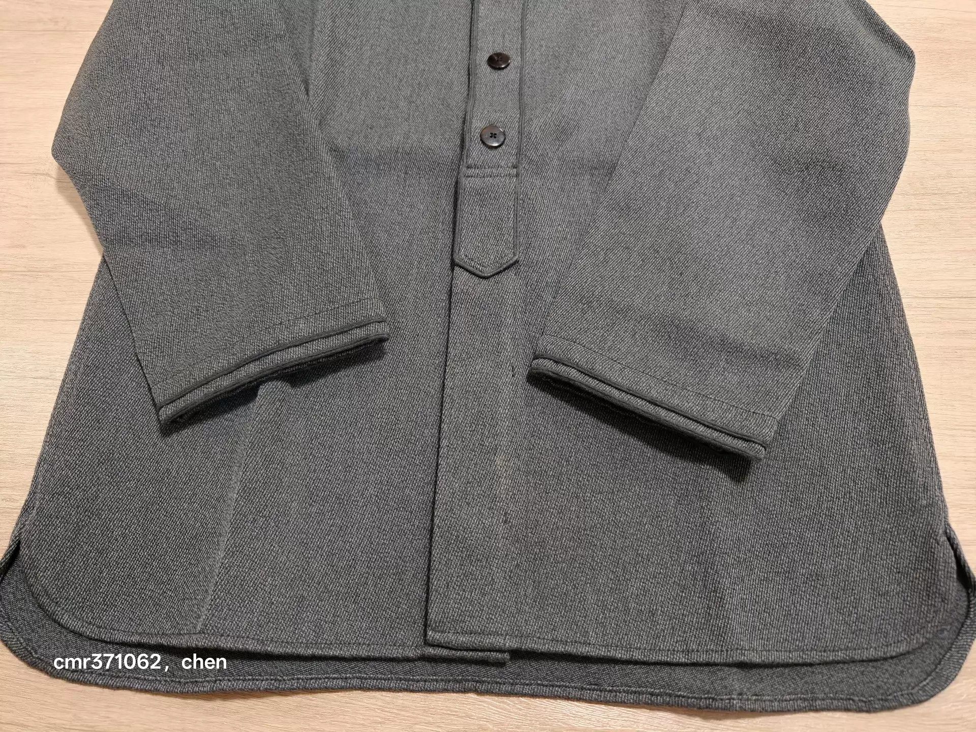 Visvim visvim 17aw dugout shirt l/s slim fit wool-linen mix grey2 3 Size US M / EU 48-50 / 2 - 5 Thumbnail