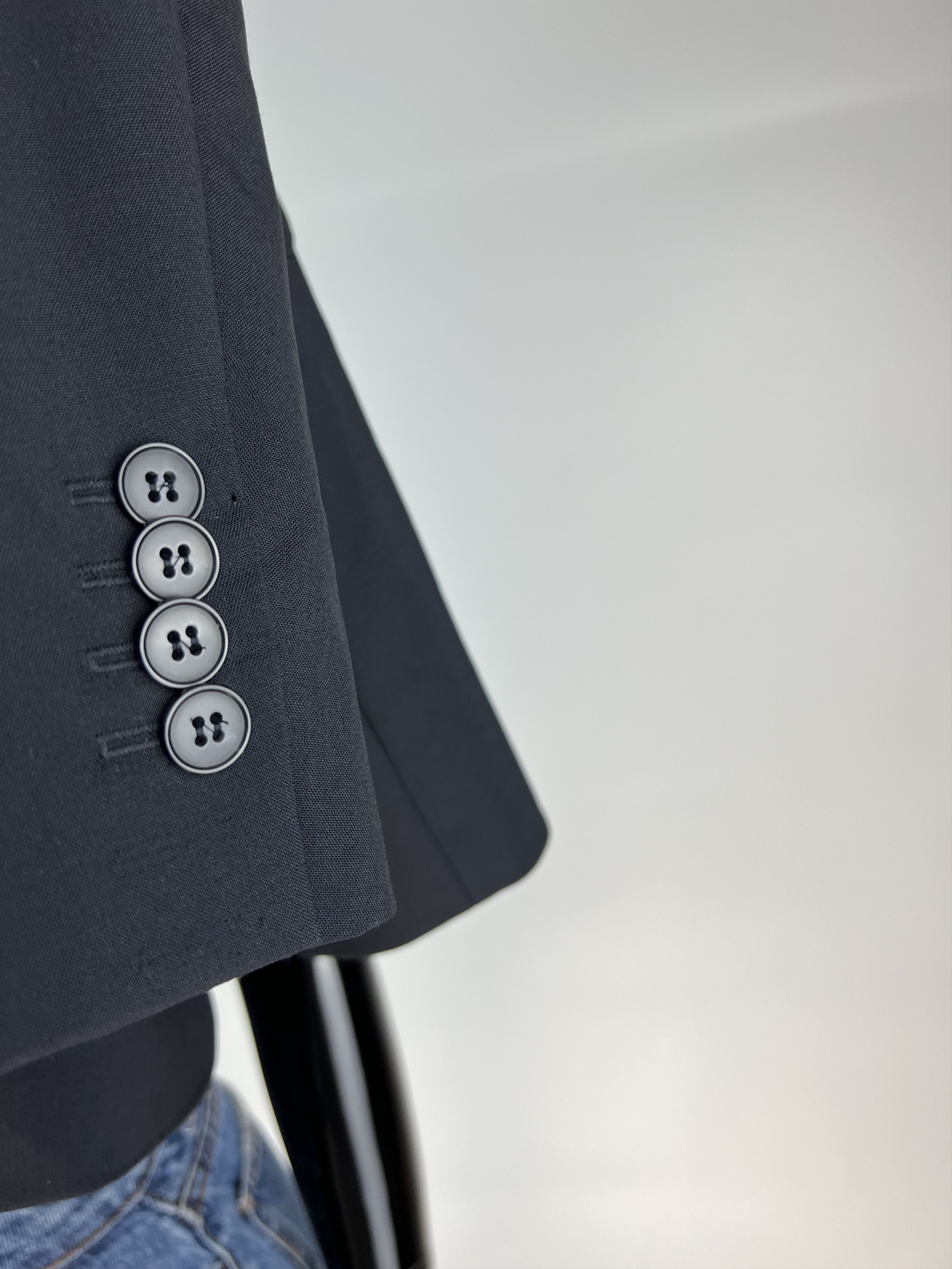 Dolce & Gabbana Dolce & Gabbana Gold Navy Blue Wool Blazer Jacket Size IT44 Size M / US 6-8 / IT 42-44 - 9 Thumbnail