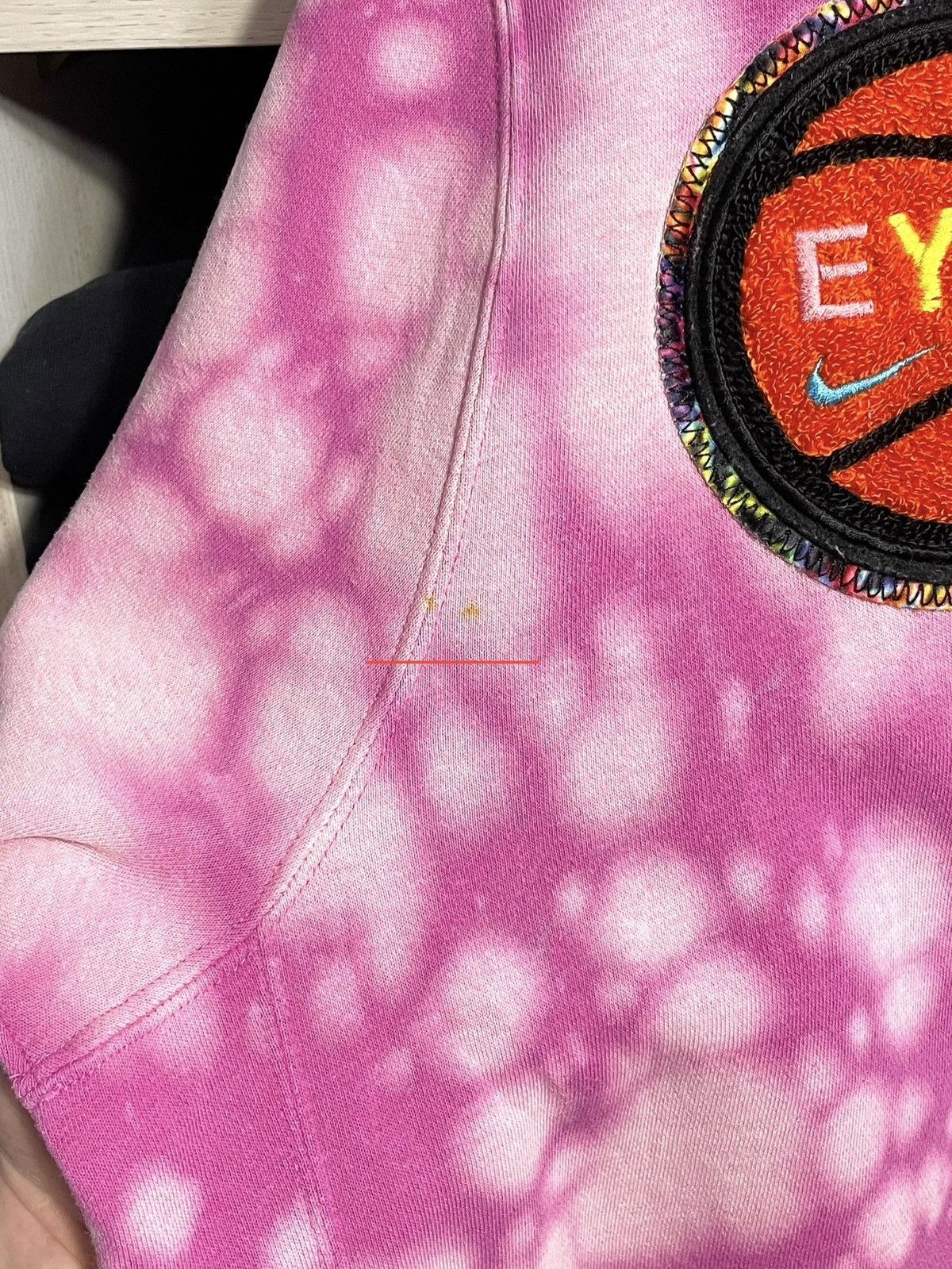 Nike Nike EYBL Tie Dye Basketball NBA Zip Hoodie Size XL Pink Size US XL / EU 56 / 4 - 9 Thumbnail