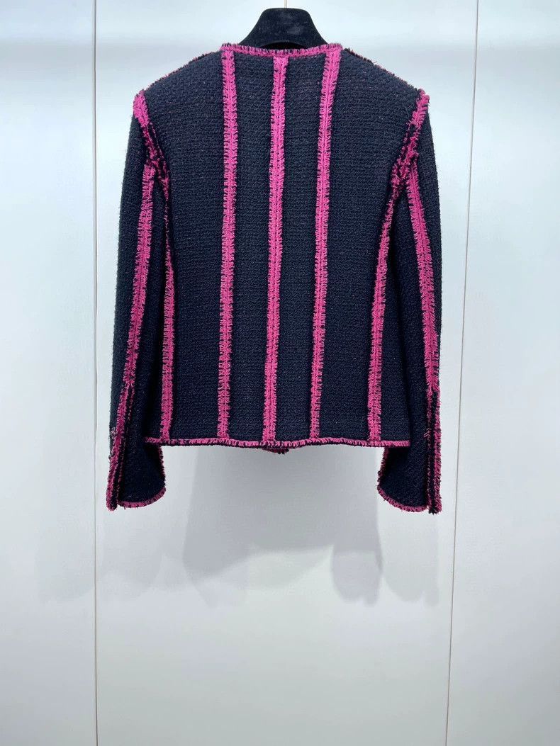 Chanel Chanel Black Pink Tweed Jacket -2505 Size US S / EU 44-46 / 1 - 2 Thumbnail