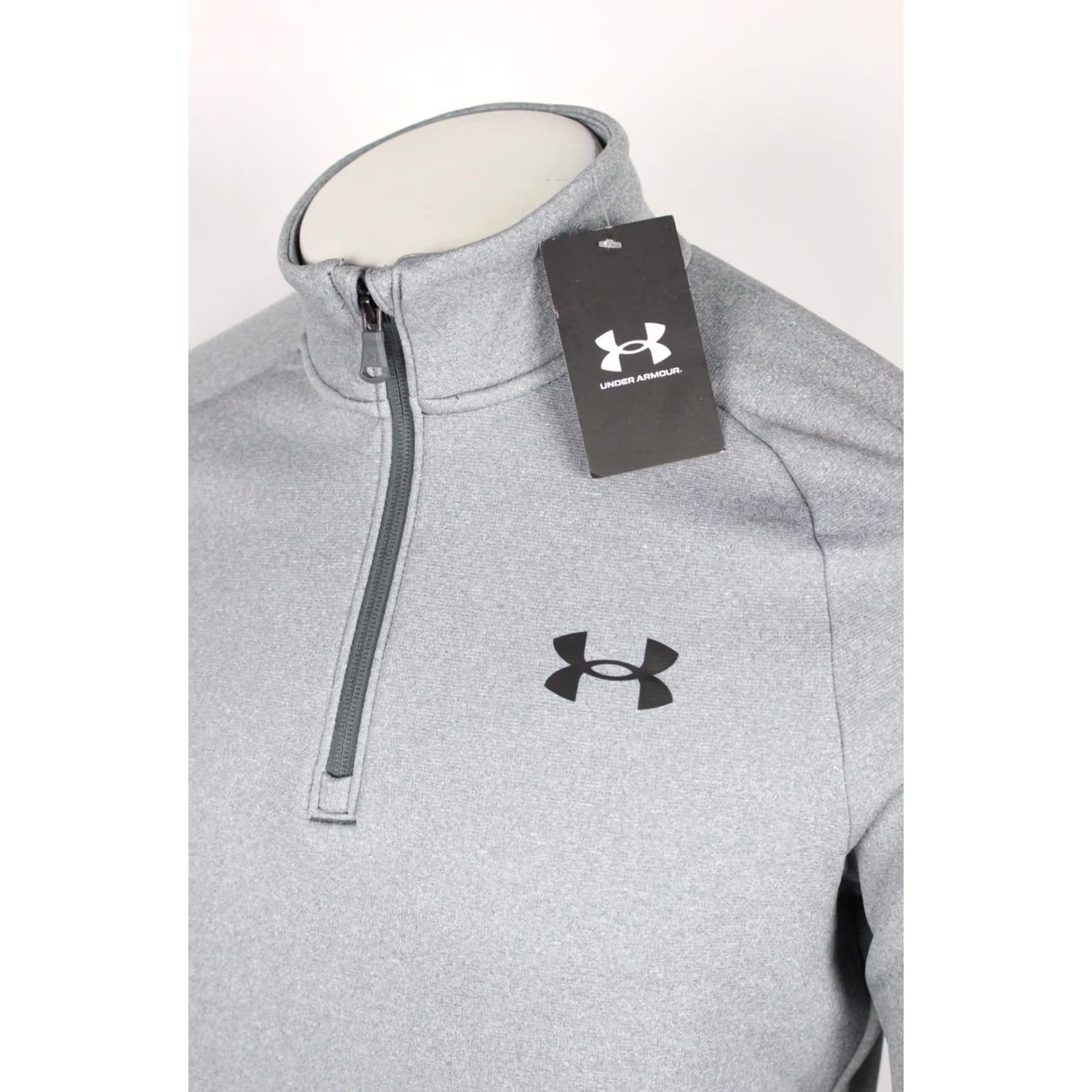 Under Armour Under Armour Men's Fleece 1/4 Zip Pullover S Gray 1373400 012 Size US S / EU 44-46 / 1 - 3 Thumbnail