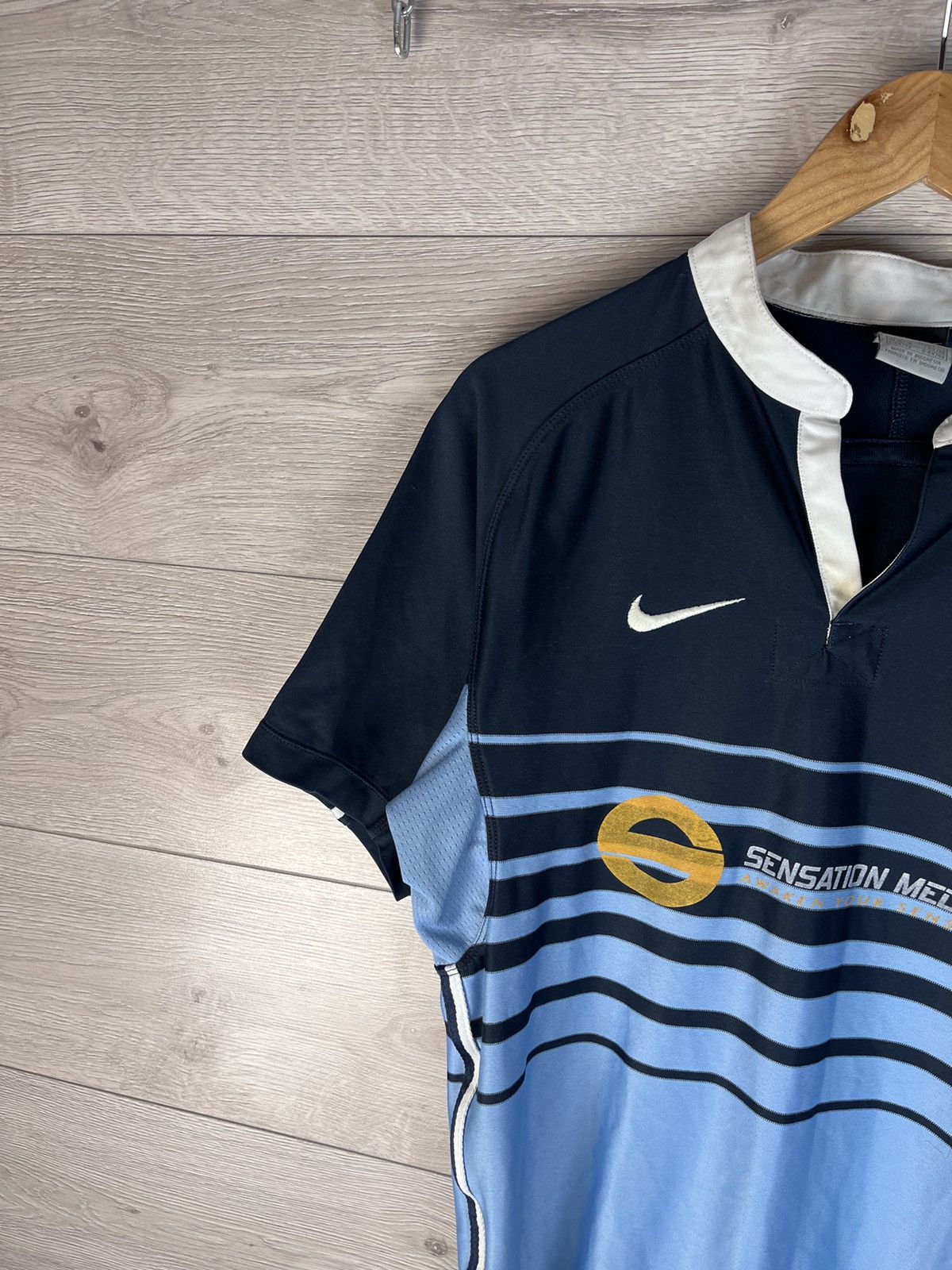 Nike Vintage men's rugby polo Nike Turner 90s drill size S Size US S / EU 44-46 / 1 - 3 Thumbnail