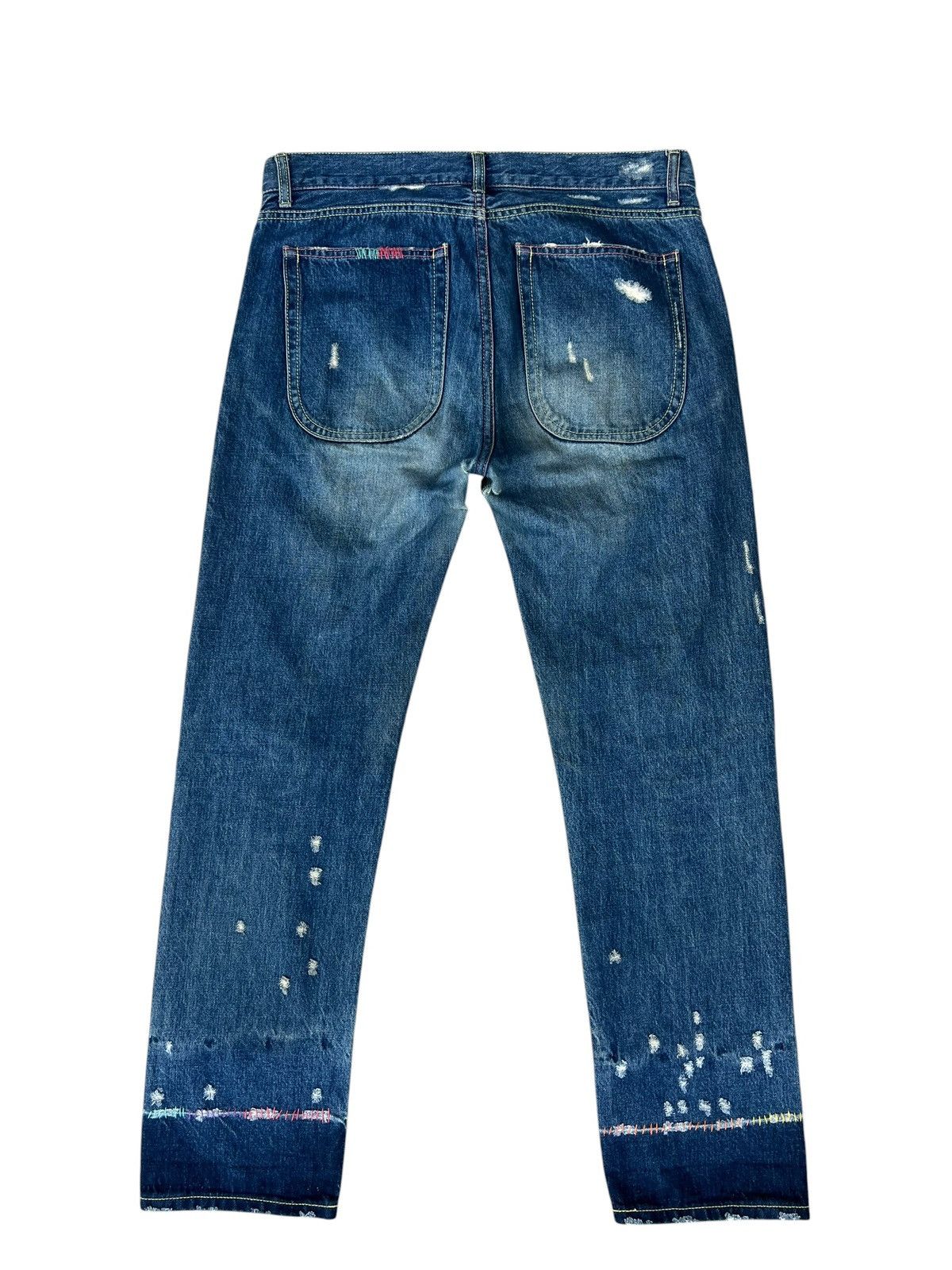 Tsumori Chisato Tsumori Chisato Japan Rips Distress Denim Trashed Jeans Size US 32 / EU 48 - 15 Thumbnail