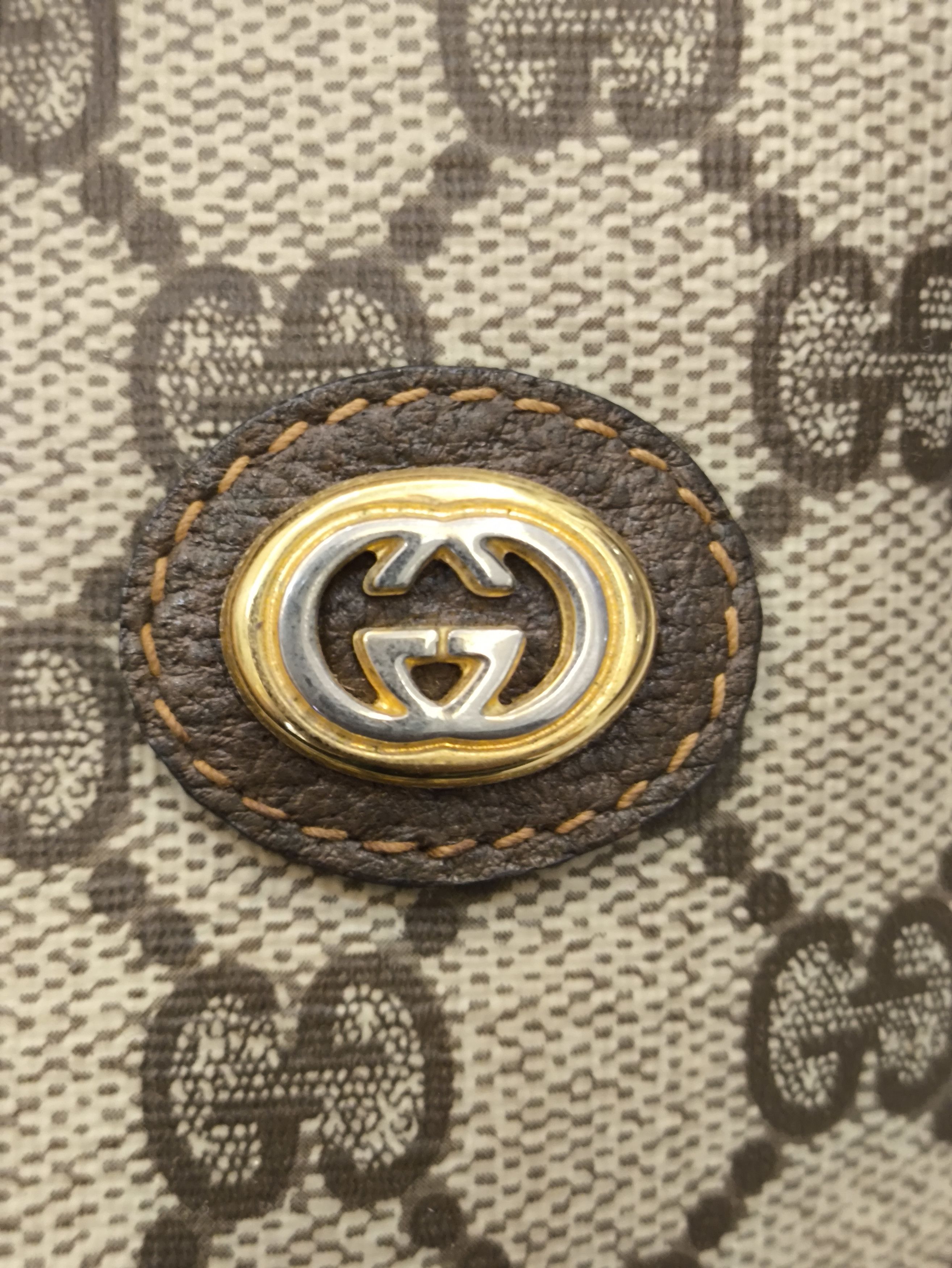 Gucci Gucci Brown GG Supreme Clutch Bag Beige Bag Size ONE SIZE - 5 Thumbnail