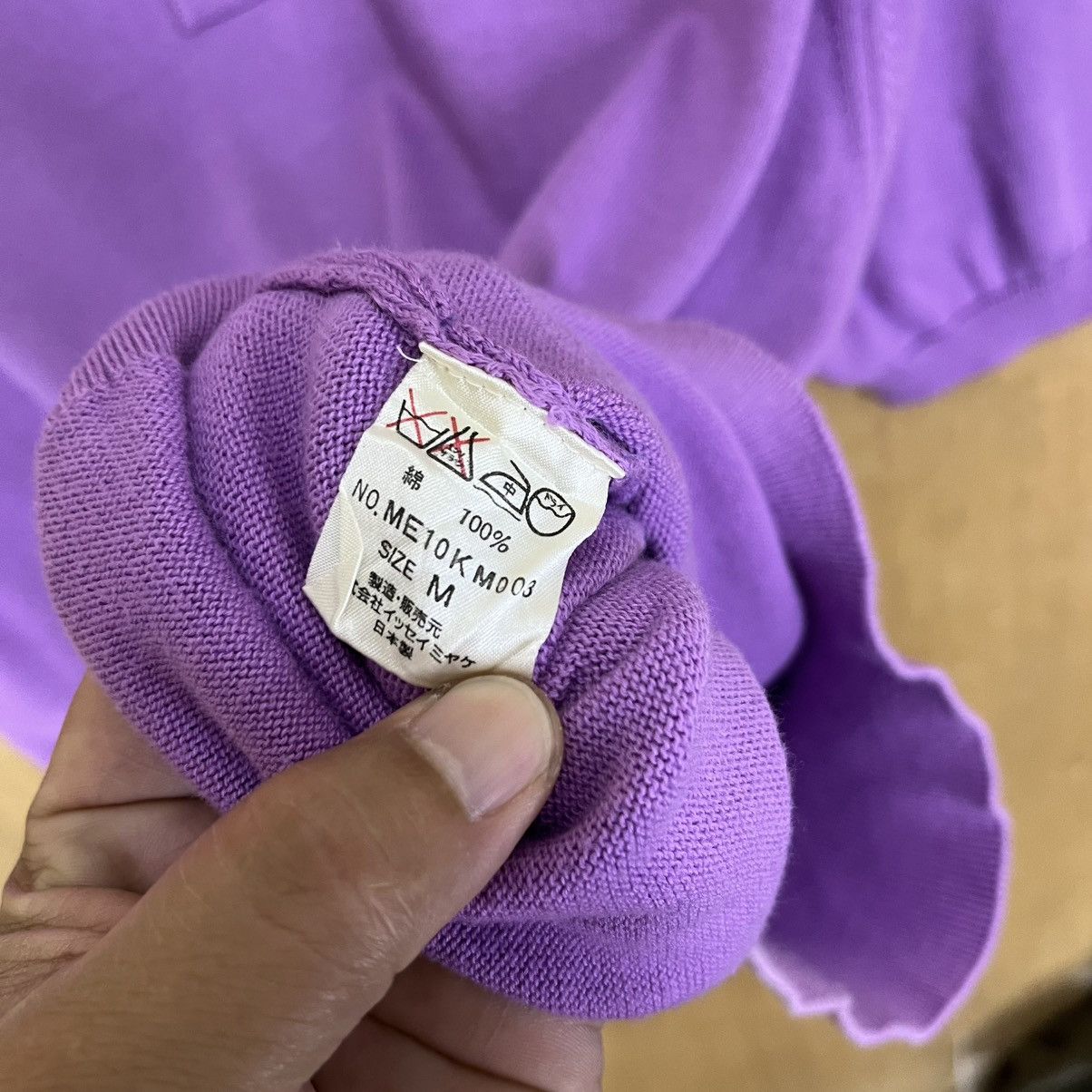 Issey Miyake Vintage 90’s Issey Miyake Shortsleeve Knitware Size US M / EU 48-50 / 2 - 10 Thumbnail