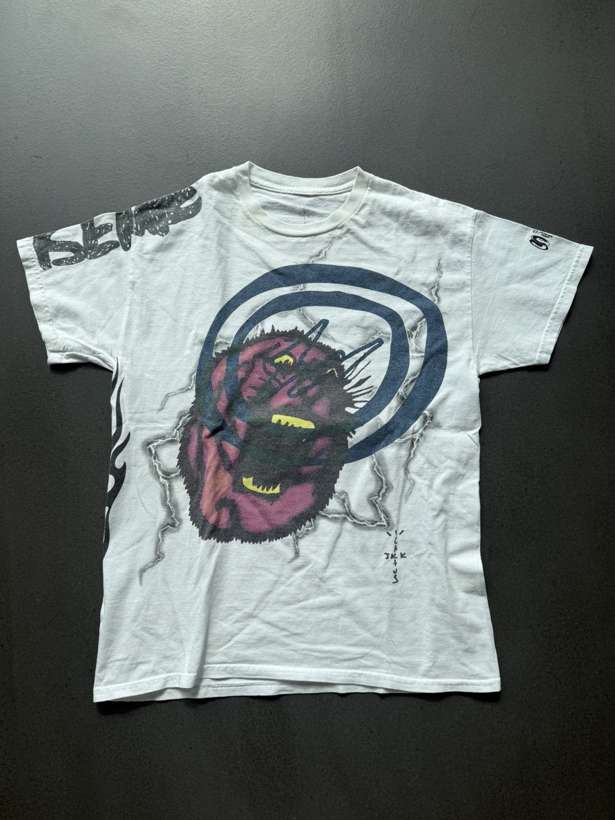 Travis Scott Travis Scott Cactus Jack for Fragment Sunrise T-Shirt White Size US S / EU 44-46 / 1 - 1 Thumbnail