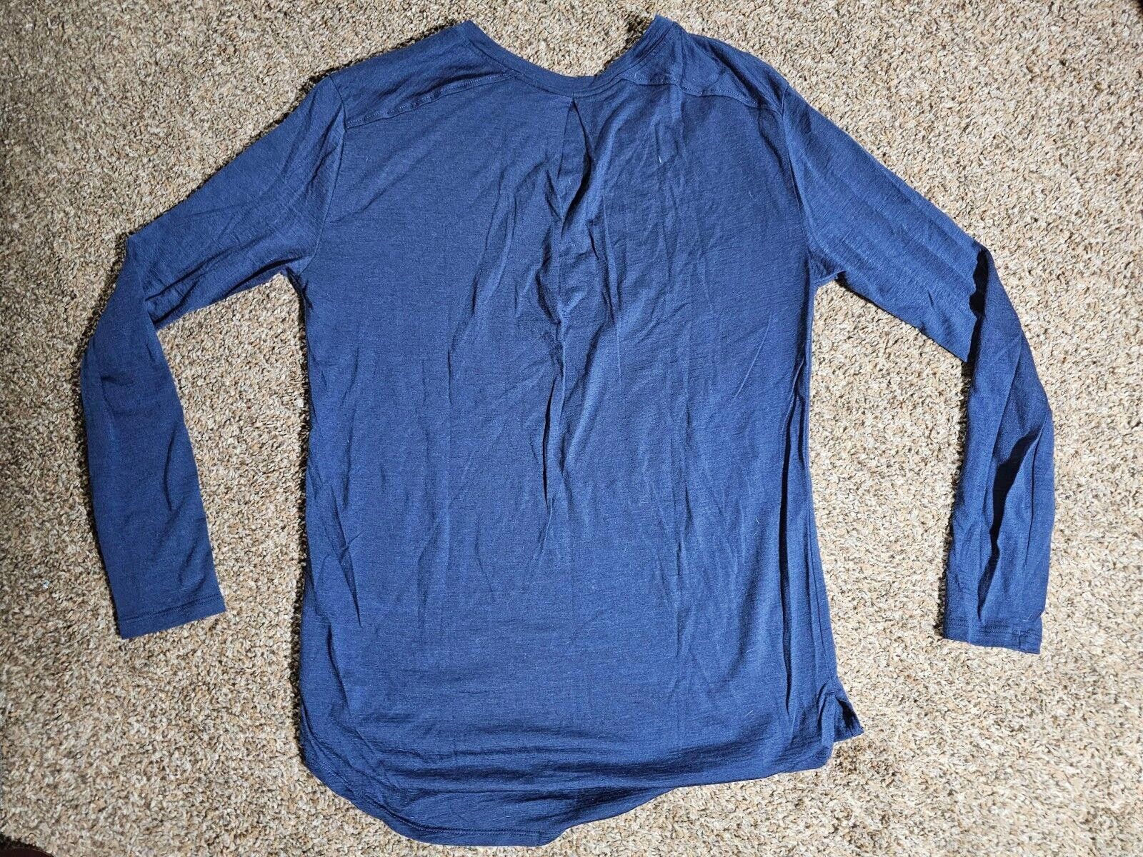Rei rei co-op merino wool Lyocell long sleeve womens XS Blue Size US XS / EU 42 / 0 - 9 Thumbnail