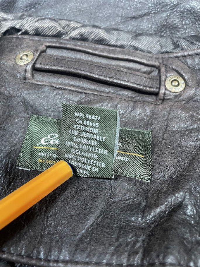 Eddie Bauer × Genuine Leather vintage Y2K Eddie Bauer genuine leather parka jacket Size US XL / EU 56 / 4 - 13 Thumbnail