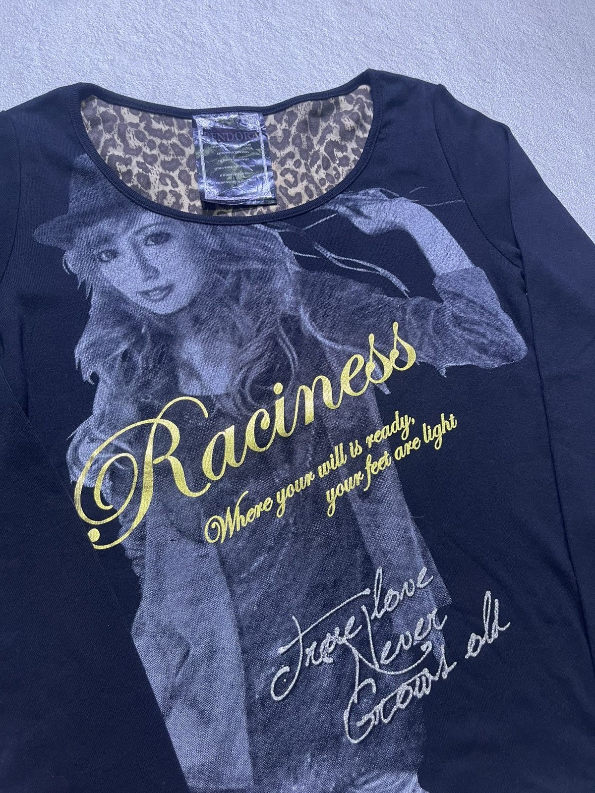 Japanese Brand Y2K PENDORA long sleeve tshirt women's Size S / US 4 / IT 40 - 3 Thumbnail