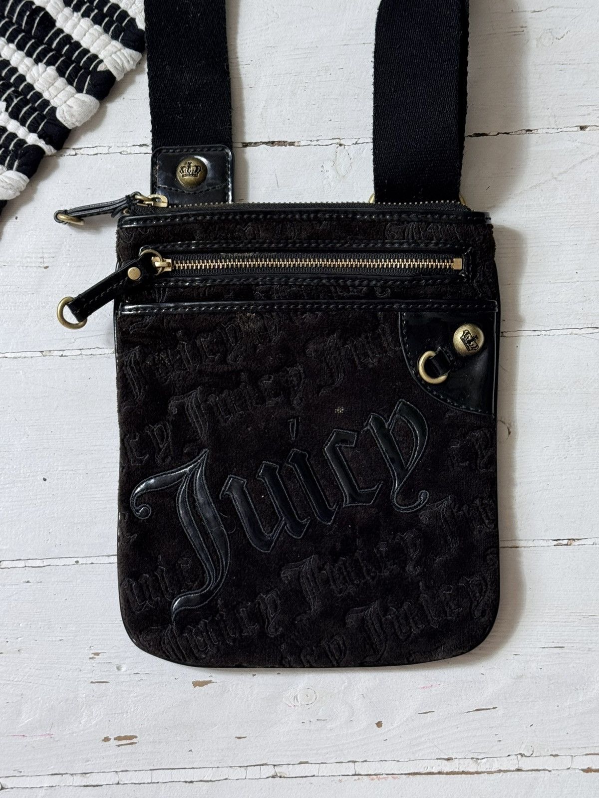 Juicy Couture VINTAGE JUICY COUTURE VELOUR 2000s MINI BAG Size ONE SIZE - 2 Thumbnail