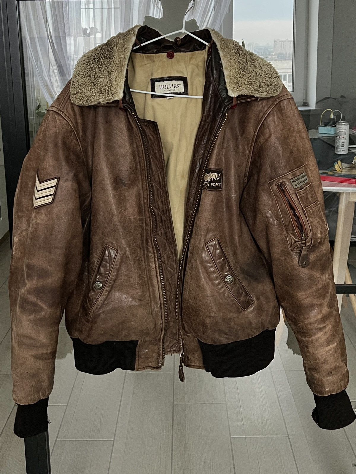 Other Balenciaga Style Washed Cropped Bomber Leather Jacket Kanye Size US M / EU 48-50 / 2 - 5 Thumbnail