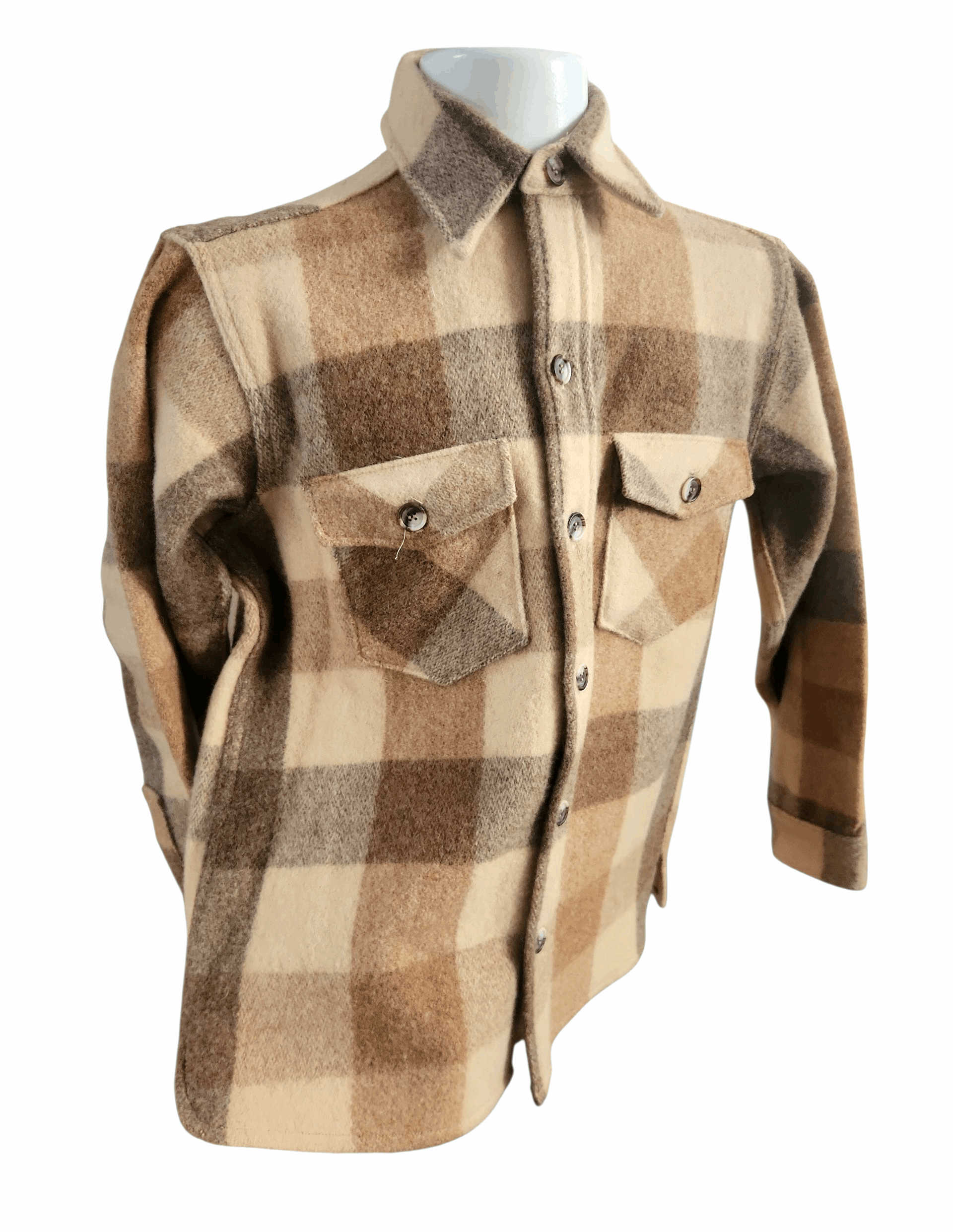 Woolrich Woolen Mills Woolrich True Vintage Medium Brown Wool Blend Buffalo Plaid Size US M / EU 48-50 / 2 - 3 Thumbnail