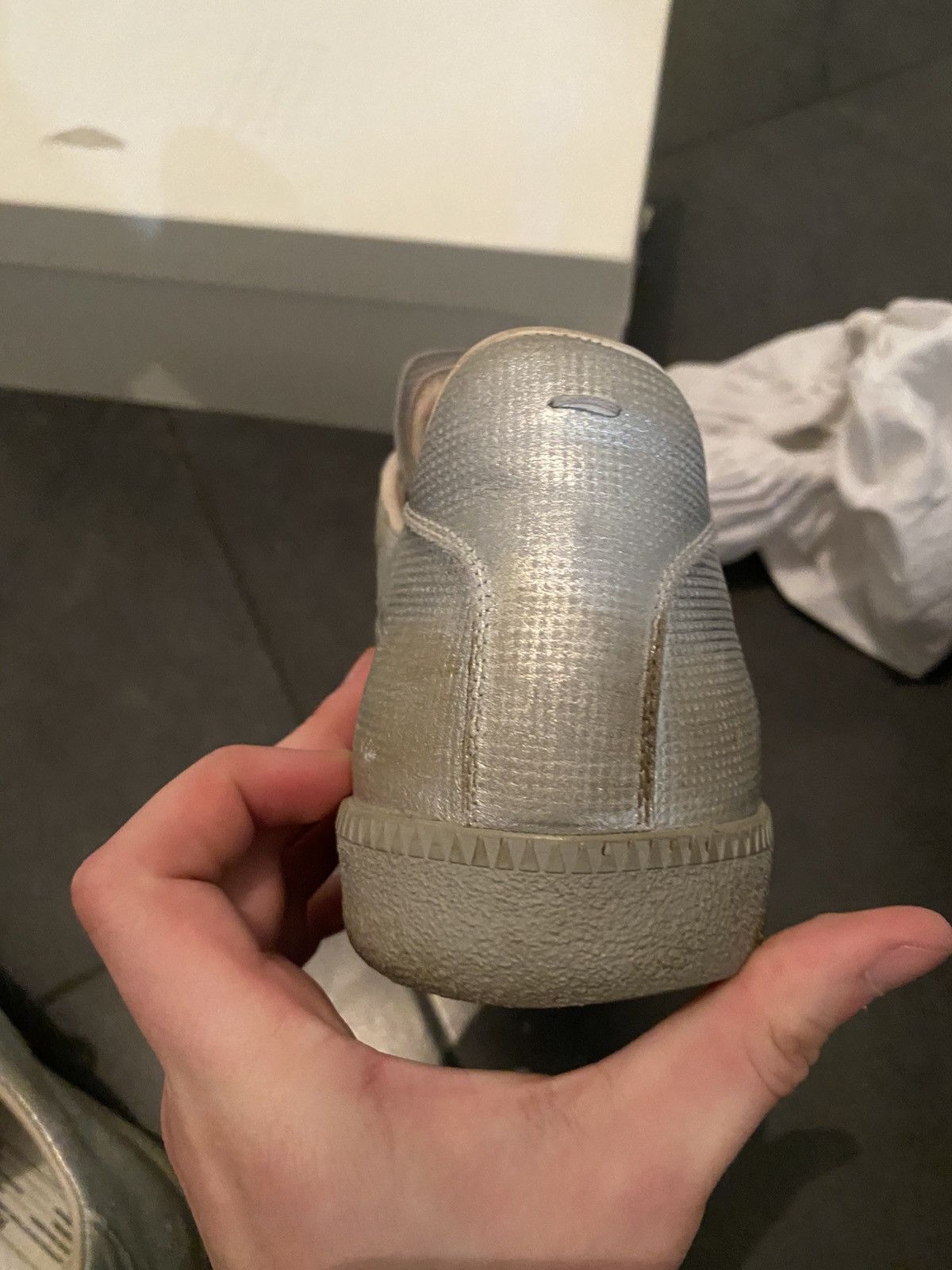 Maison Margiela vintage og 2013 maison margiela silver/chrome gats Size US 9.5 / EU 42-43 - 9 Thumbnail