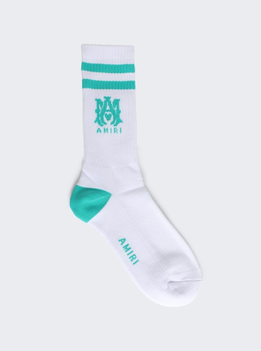 Amiri o1mle0426 Size: 41/42 / MA Stripe Socks in White Size ONE SIZE - 1 Preview