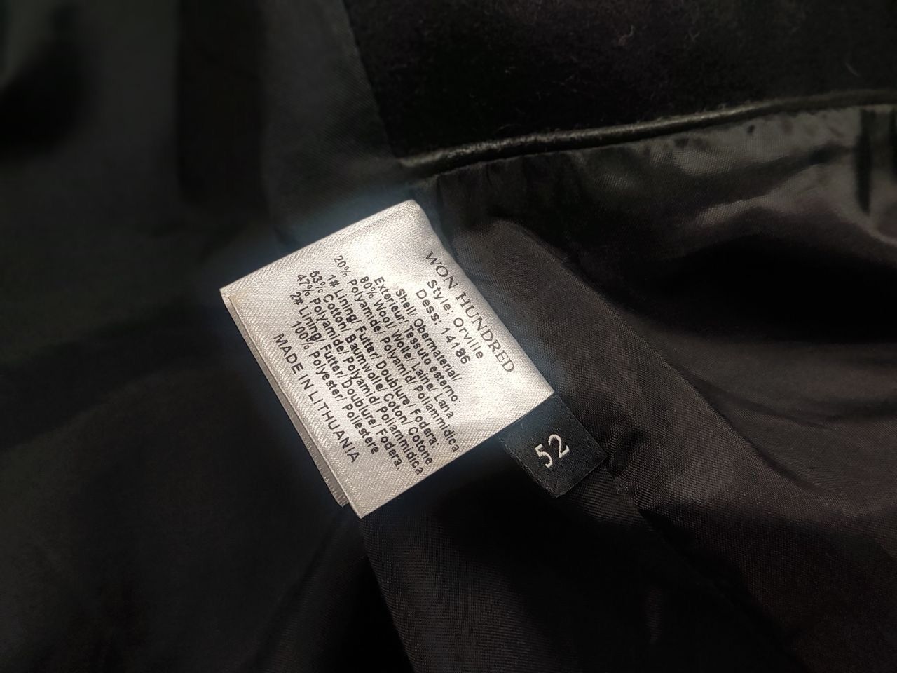 Won Hundred Won Hundred Design Orville Wool Navy Zip pocket vest jacket Size US L / EU 52-54 / 3 - 12 Thumbnail