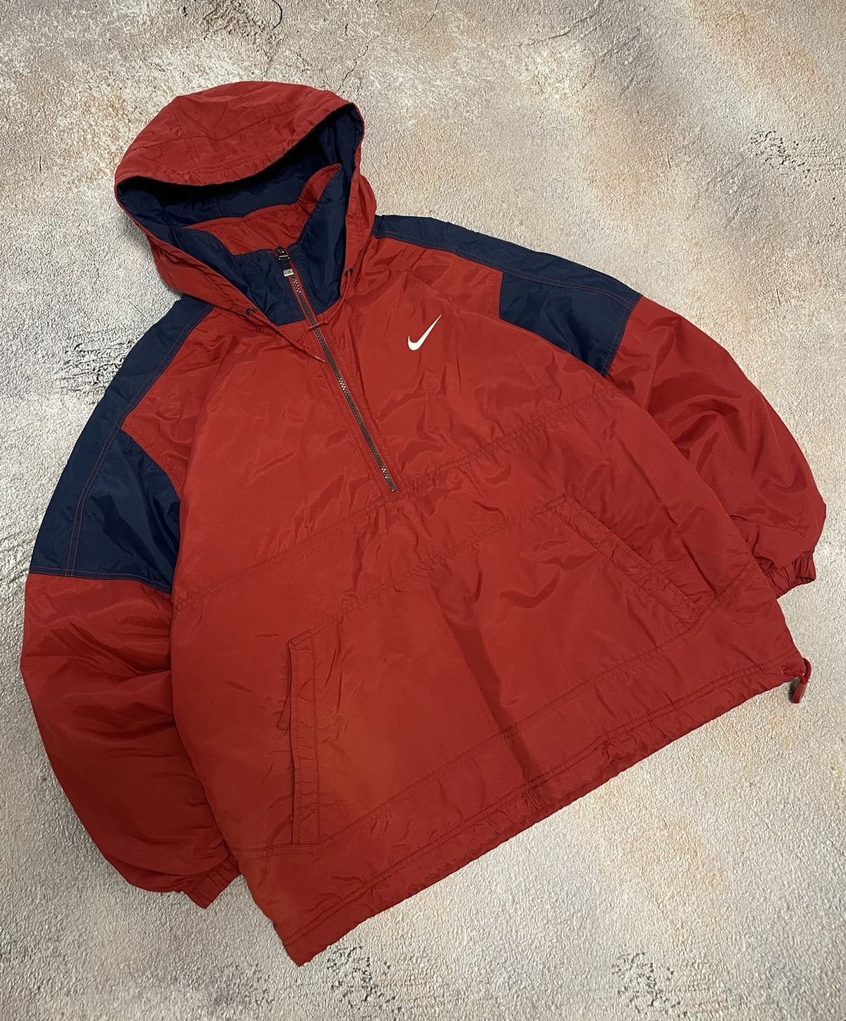 Nike Vintage Nike Nylon Big Logo Jacket Anorak Size US M / EU 48-50 / 2 - 1 Thumbnail