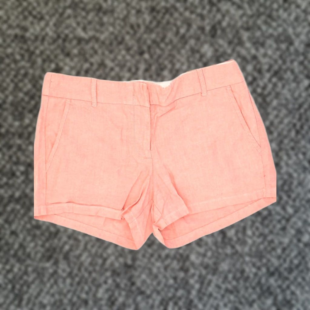 J.Crew J. CREW Womens Hot Pants US 6 Medium Pink Cotton W33 Size 32" / US 10 / IT 46 - 1 Thumbnail