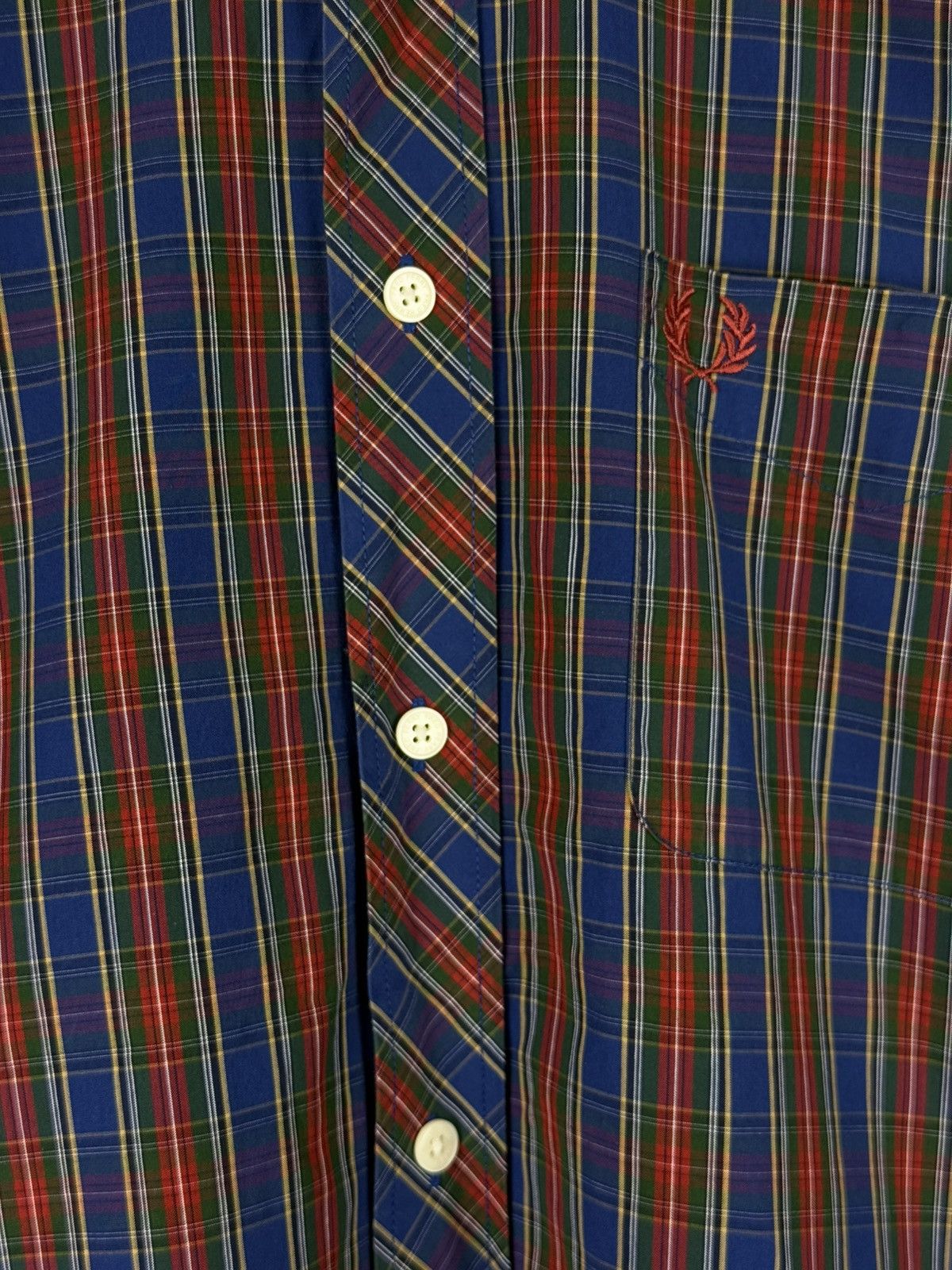 Fred Perry Fred Perry Casual Long Sleeve Checked Plaid Button Up Shirt Size US S / EU 44-46 / 1 - 9 Thumbnail