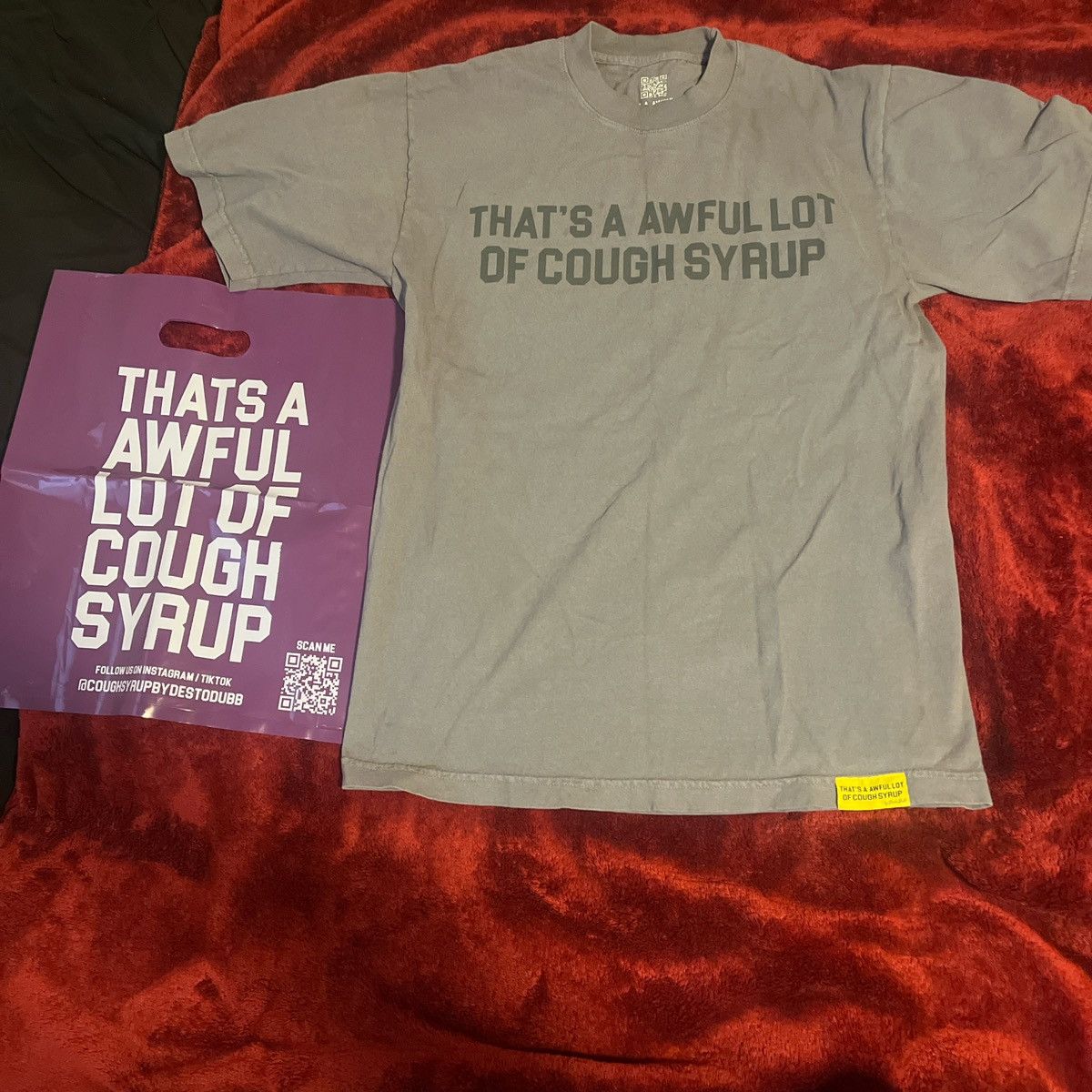 Awful Lot of Cough Syrup Awful Lot of Cough Syrup Shortsleeve Tee Size US S / EU 44-46 / 1 - 2 Thumbnail