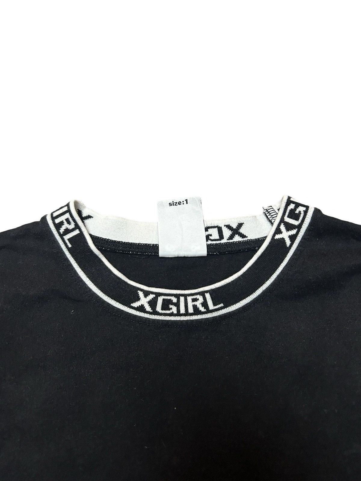 Vintage × X-Girl Collar Logo Pocket T-Shirt Size S / US 4 / IT 40 - 5 Thumbnail