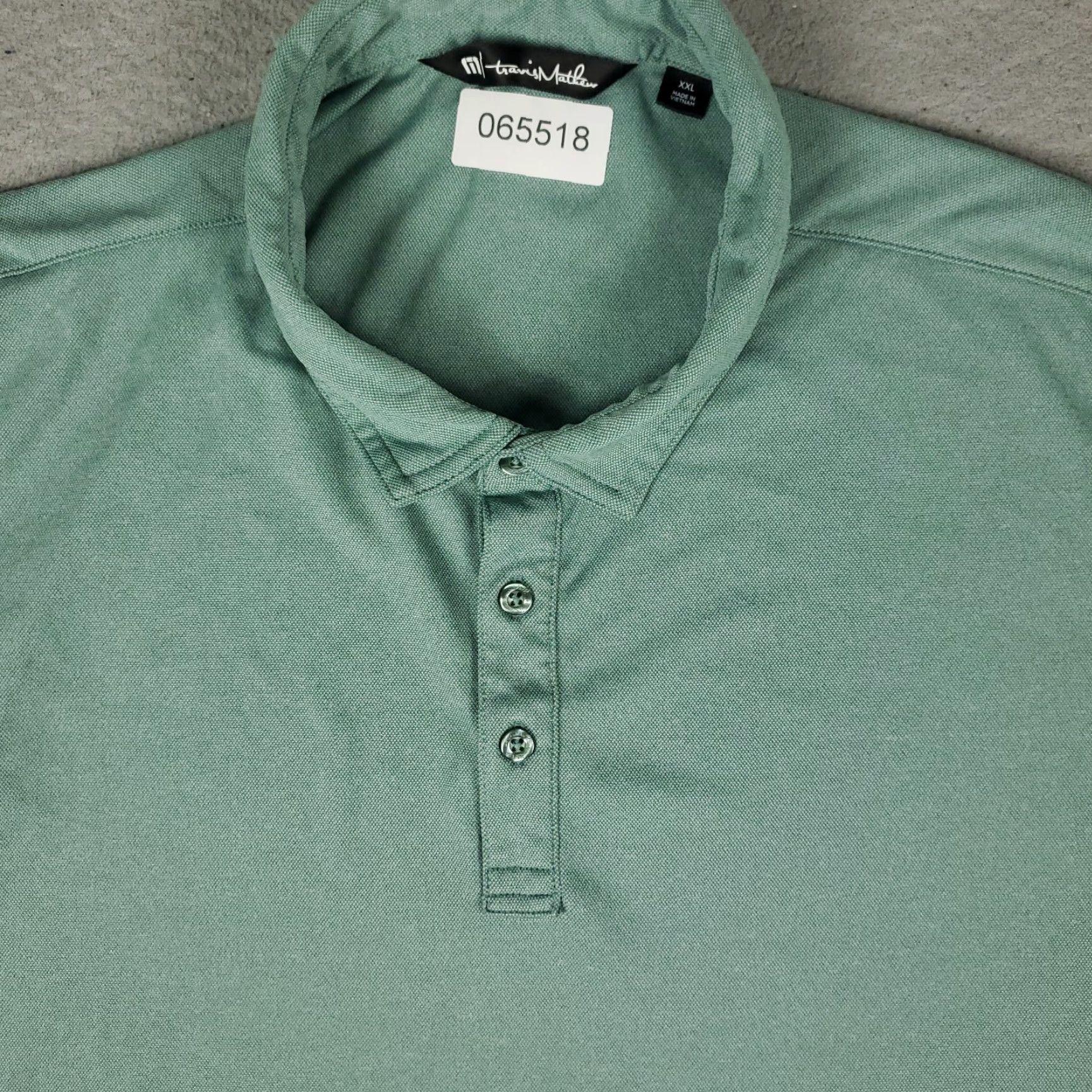 TravisMathew Travis Mathew Polo Shirt Mens 2XL Green Casual Short Sleeve Shirt Mens Green 2XL Polo Travis Mathew Size US XXL / EU 58 / 5 - 2 Thumbnail