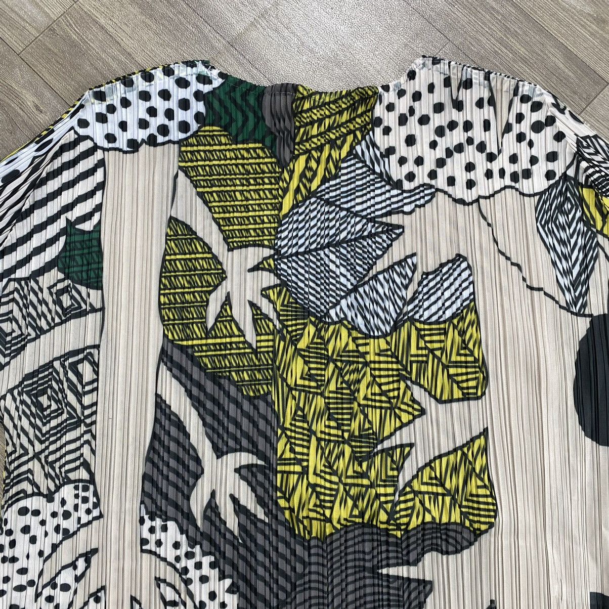 Issey Miyake Jun Pleats Please Issey Miyake Style Forest Wood Printed Top Size S / US 4 / IT 40 - 14 Thumbnail