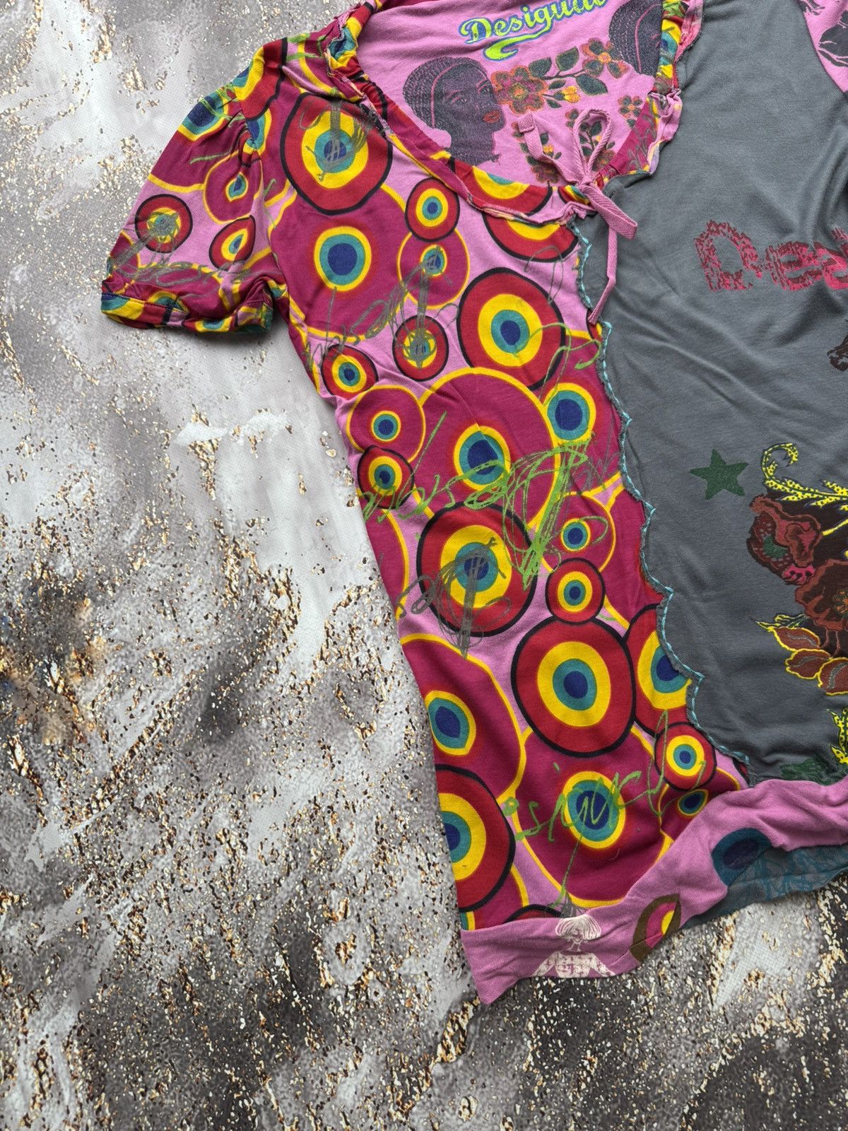 Desigual Desigual Vintage Amazing Printed Blouse Size L / US 10 / IT 46 - 3 Thumbnail