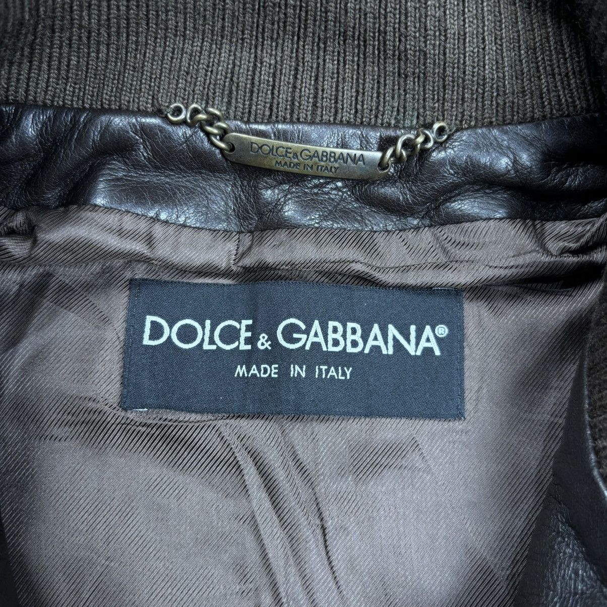 Dolce & Gabbana Archive Dolce Gabbana Double Chest Napoleon Leather Jacket Size US S / EU 44-46 / 1 - 11 Thumbnail