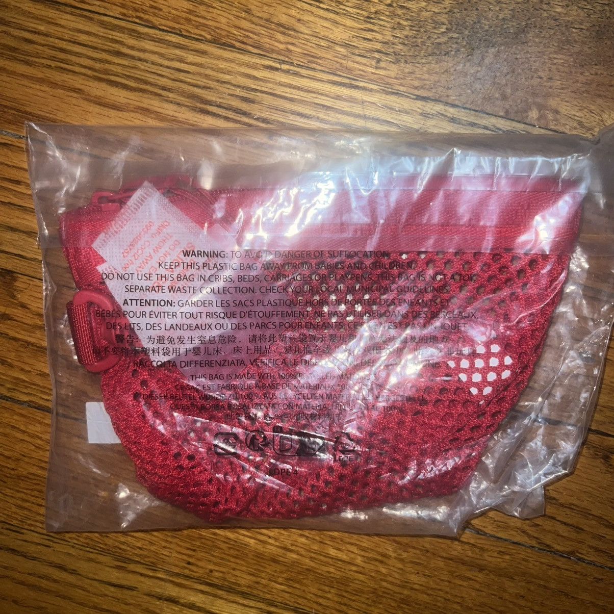 Supreme Supreme Mesh Mini Pouch SS25 Red Size ONE SIZE - 4 Thumbnail
