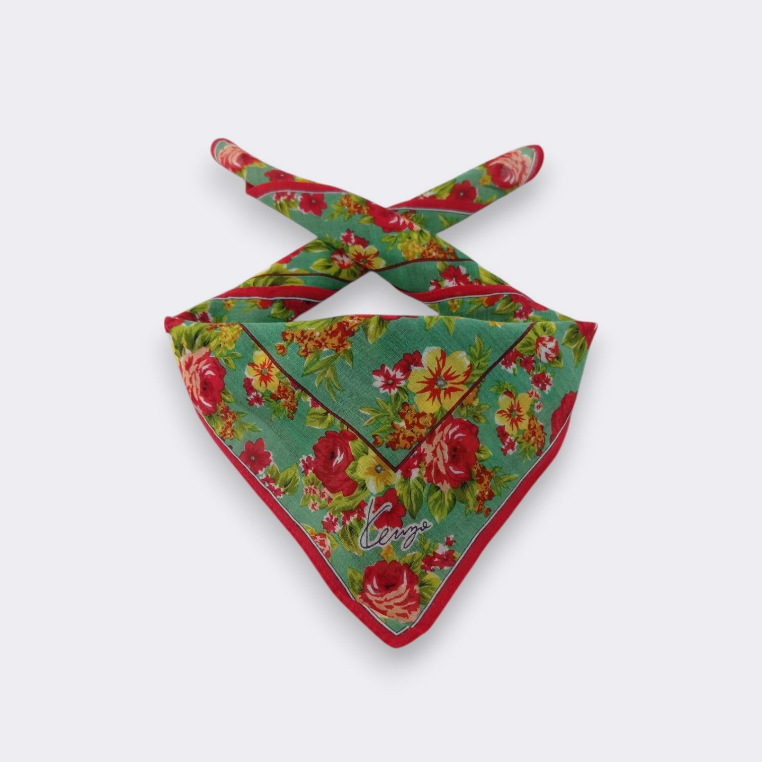 Kenzo Vintage Kenzo Handkerchief Neckerchief Bandana H425I Size ONE SIZE - 1 Thumbnail