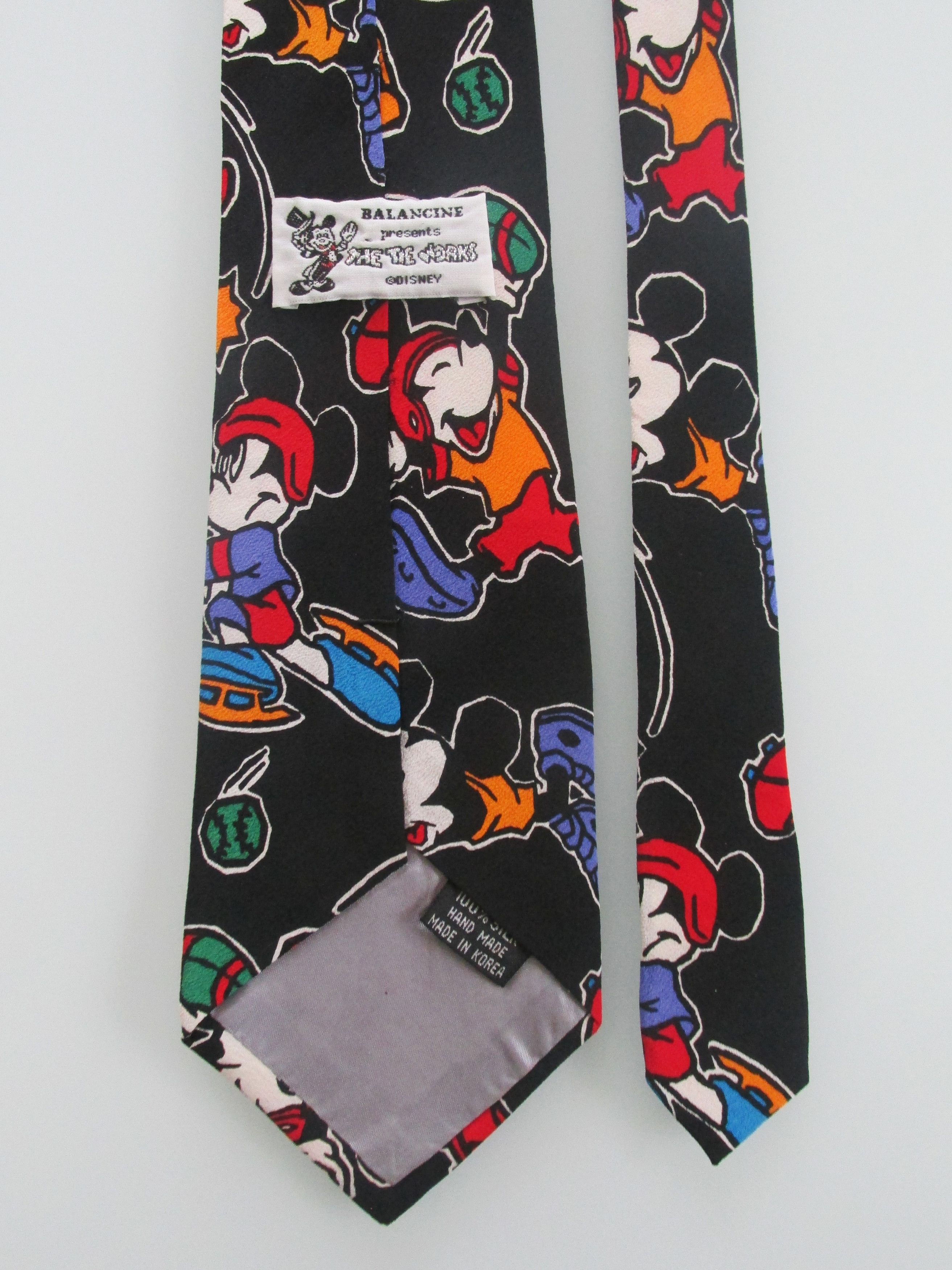 Disney Mickey Mouse/Disney Men's Silk Tie Size ONE SIZE - 4 Thumbnail