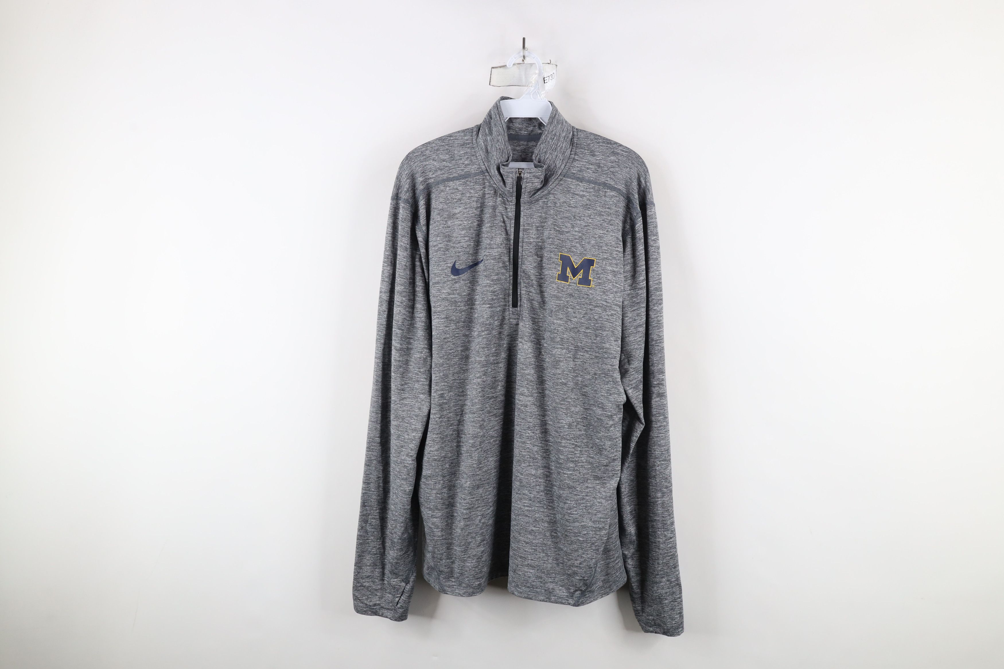 Nike Nike University of Michigan Half Zip Pullover Jacket Top Size US L / EU 52-54 / 3 - 1 Thumbnail