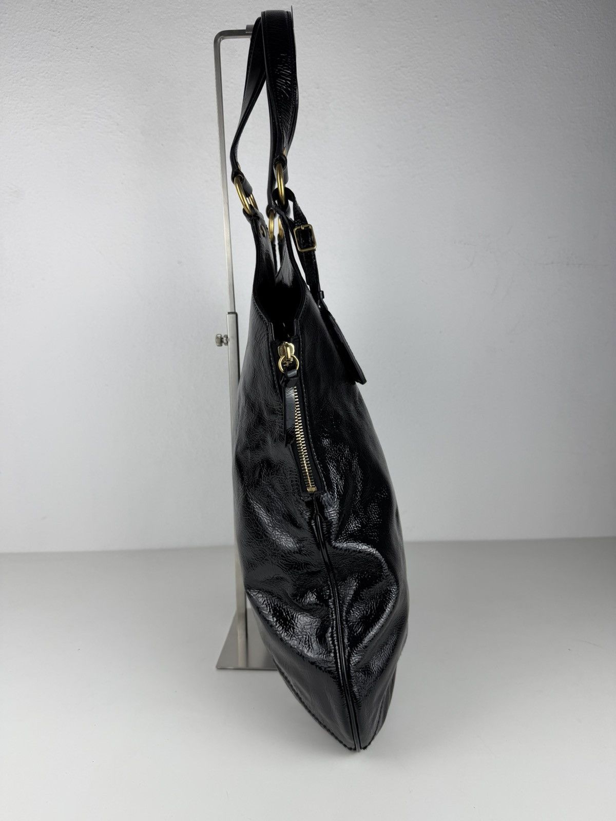 Yves Saint Laurent AW2007 YSL Rive Gauche sac metropolis patent leather totebag Size ONE SIZE - 4 Thumbnail