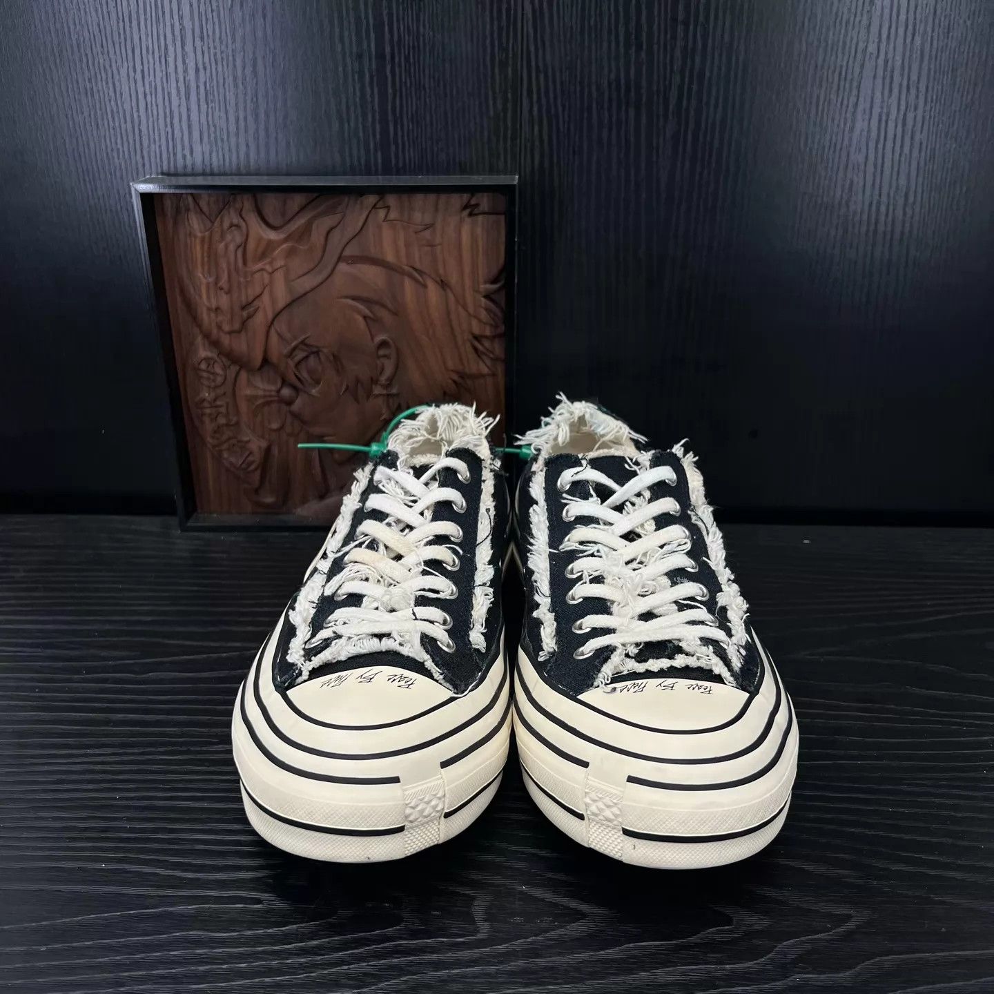 Other Wu Jianhao black white shoes size 45 original box Size US 10.5 / EU 43-44 - 2 Thumbnail