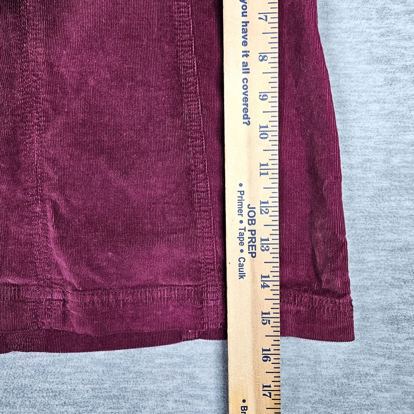 Free People Free People Women's Corduroy Mini Skirt Red Size 4 Casual Zip Up Autumn Spring Summer Winter Size 27" / US 4 / IT 40 - 4 Thumbnail