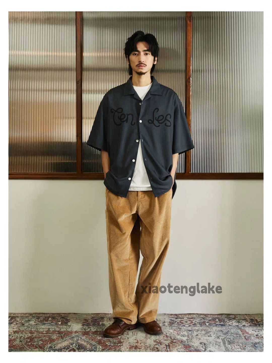 Designer Utility punk grunge outdoor sports work cuban biker shirt Size US M / EU 48-50 / 2 - 5 Thumbnail