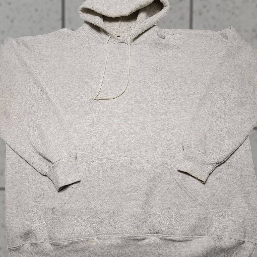 Vintage VINTAGE Olympic USA Hoodie Sweatshirt Pullover Grey Men XL Heavyweight 90s Mens Drawstring Long Sleeve Machine Washable Size US XL / EU 56 / 4 - 1 Thumbnail