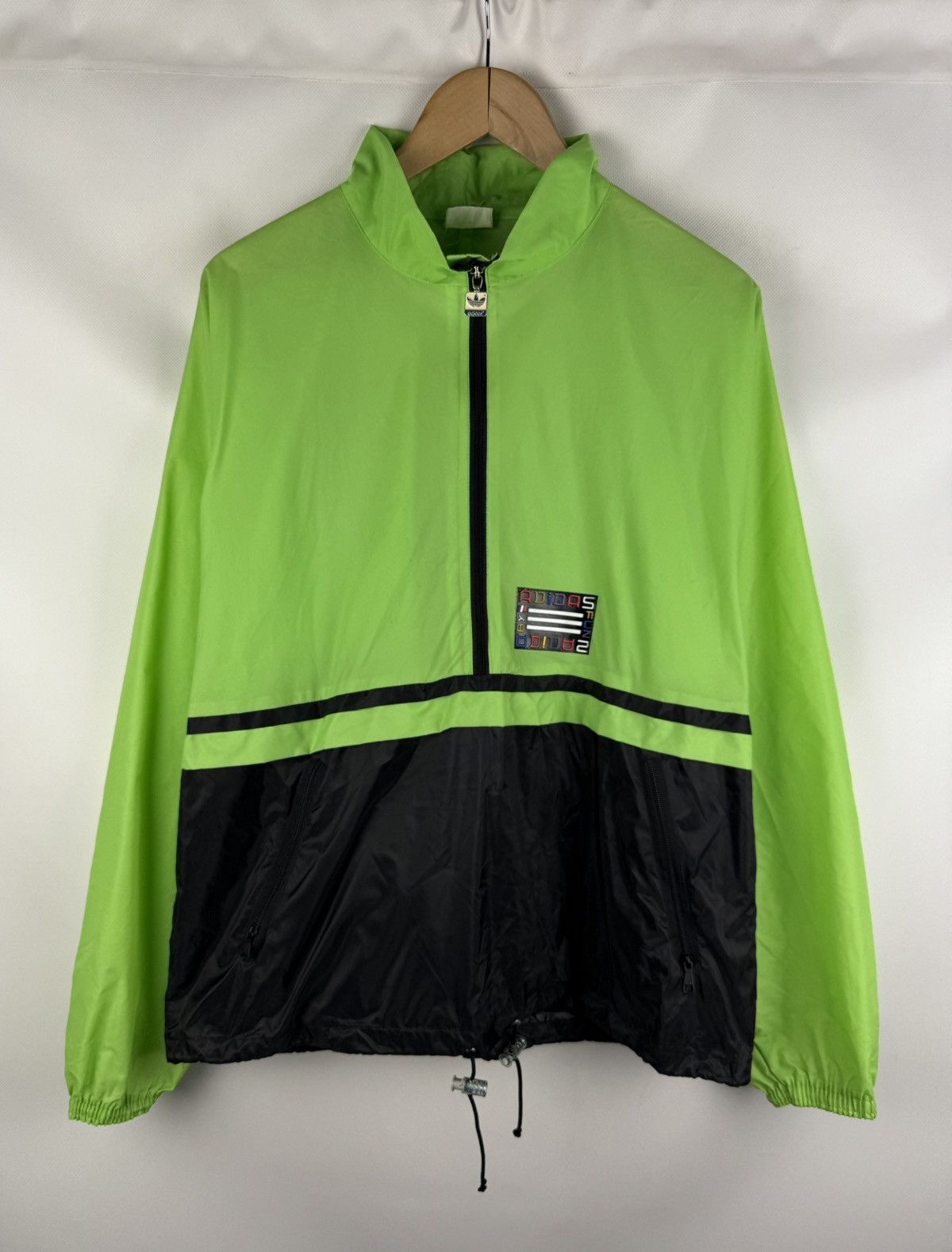 Adidas Adidas Ventex VTG Nylon Hooded Anorak Windbreaker Jacket Size US M / EU 48-50 / 2 - 1 Thumbnail