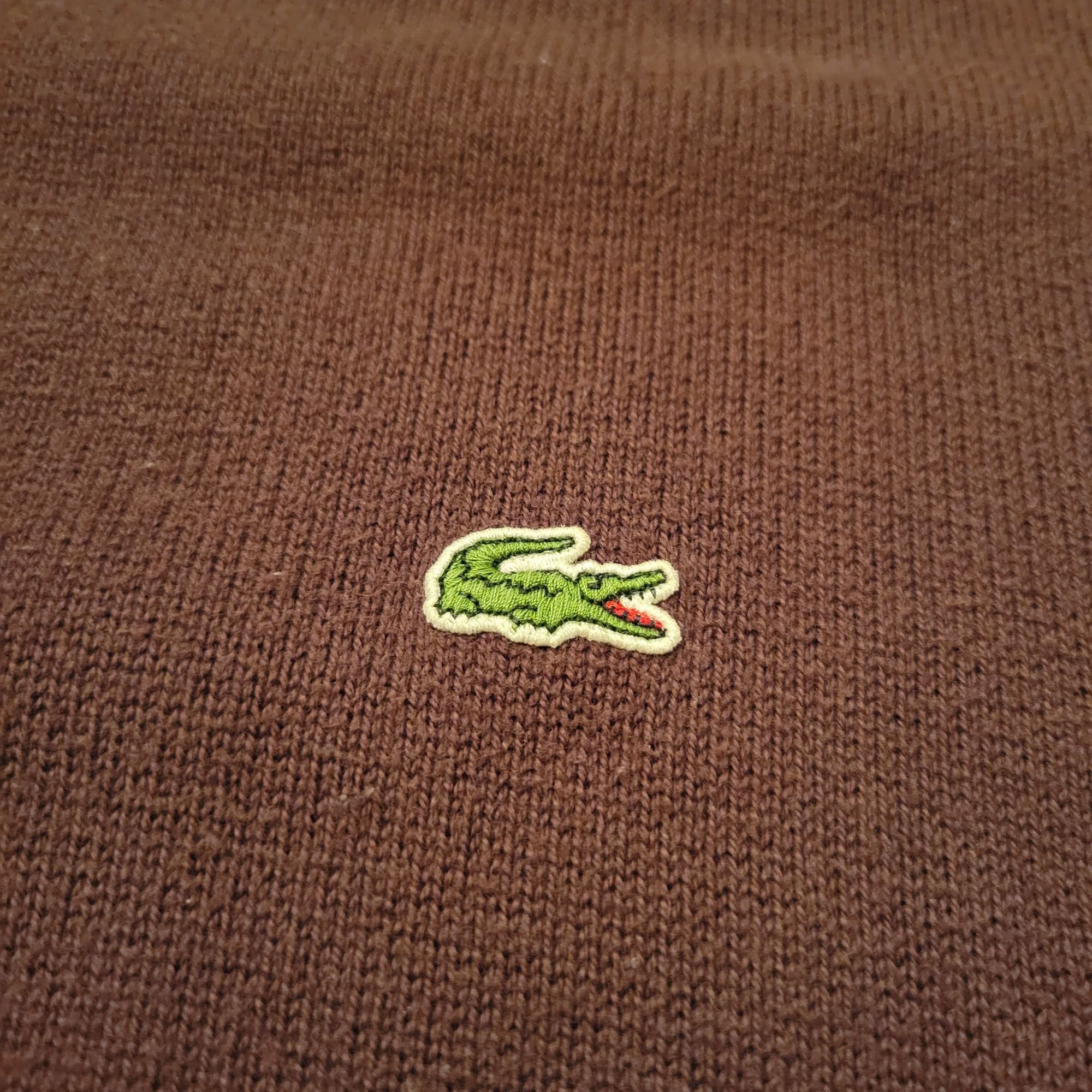 Lacoste Lacoste Quarter Zip Pullover Rugby Polo Sweater 7 Cotton 2XL Size US XXL / EU 58 / 5 - 4 Thumbnail