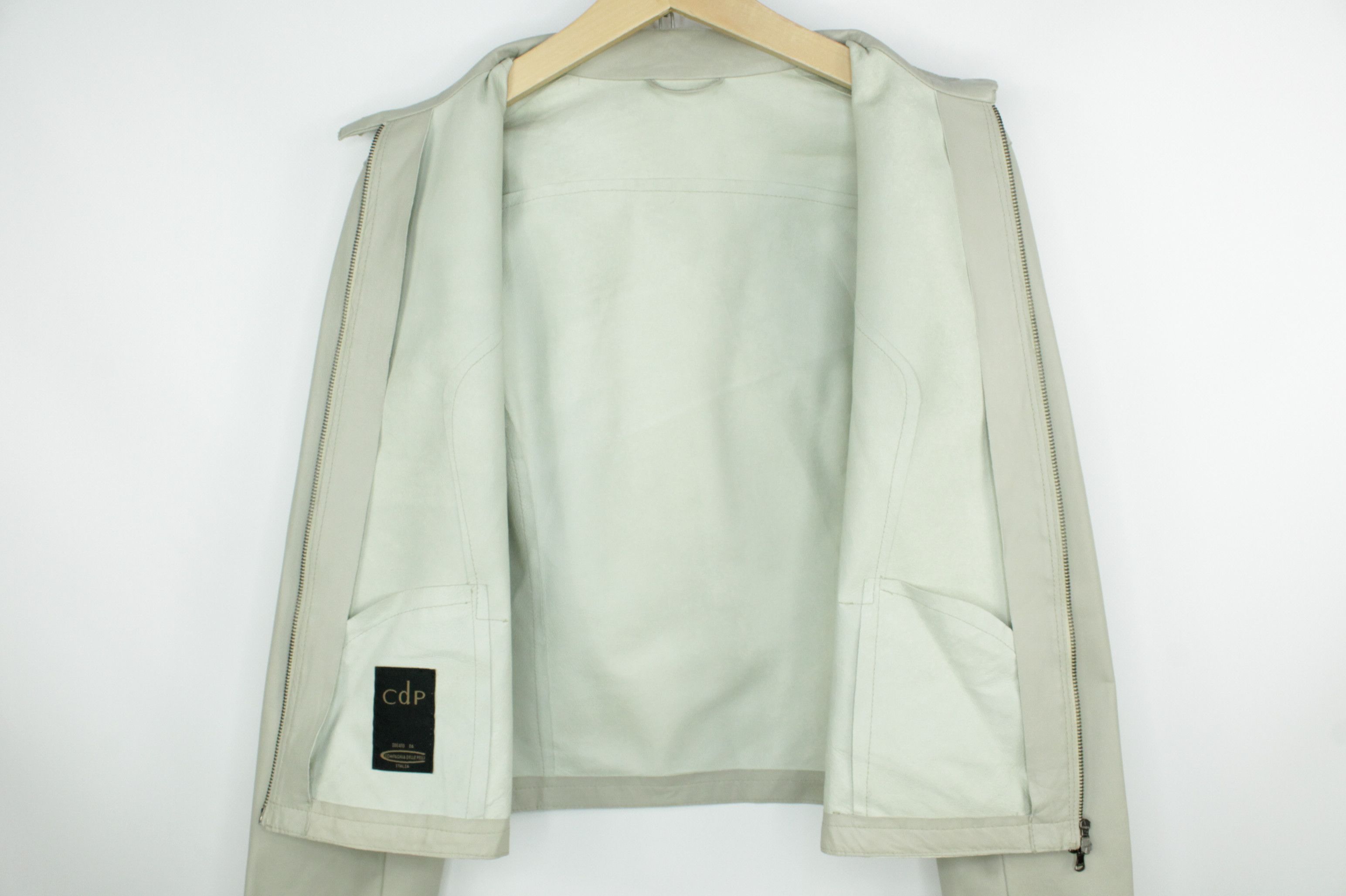 Vintage Compagnia Delle Pelli Light Leather Jacket Women's Size M / US 6-8 / IT 42-44 - 11 Thumbnail
