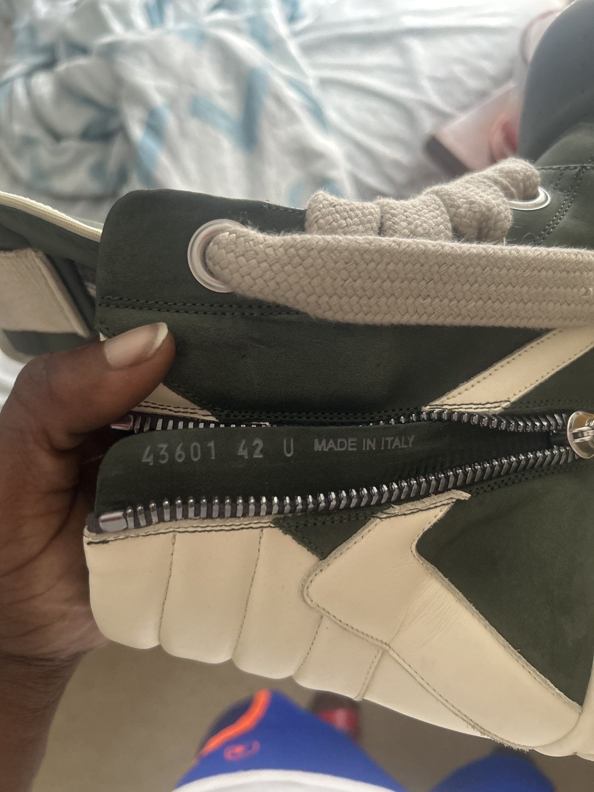 Rick Owens Geobasket moss green Size US 9 / EU 42 - 3 Thumbnail