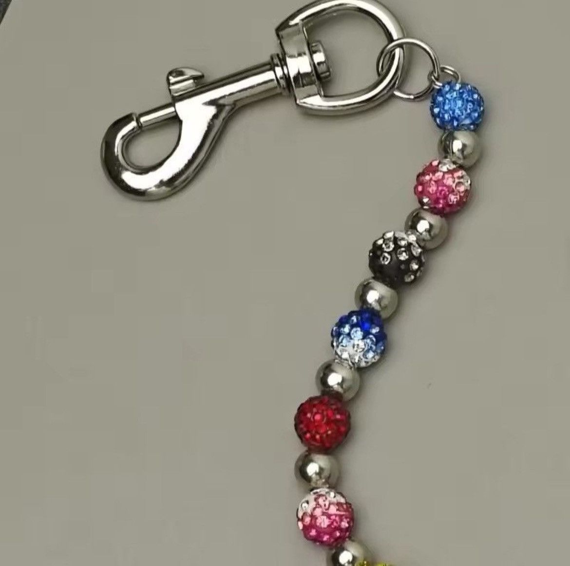 Jewelry Round Bead Rhinestone Multicolor Punk Pants Chain Size ONE SIZE - 4 Thumbnail